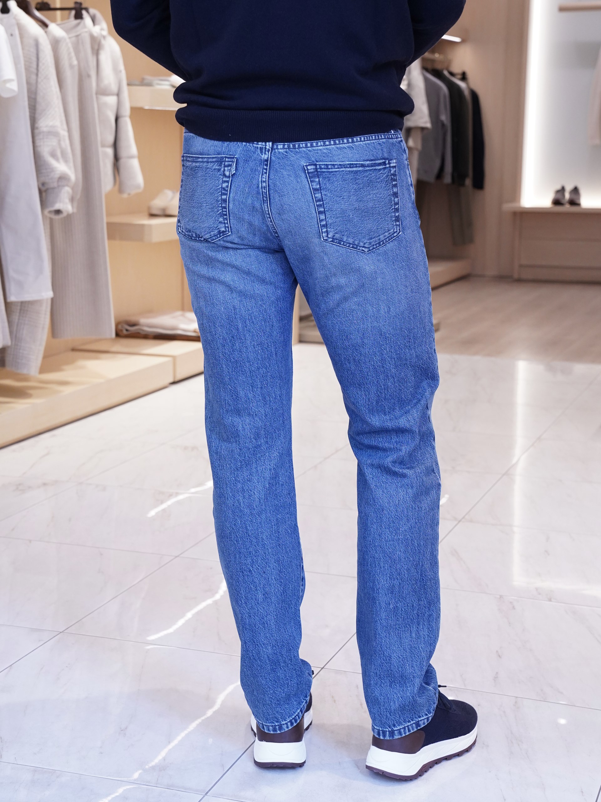 3x1 Scott men's blue jeans in cotton