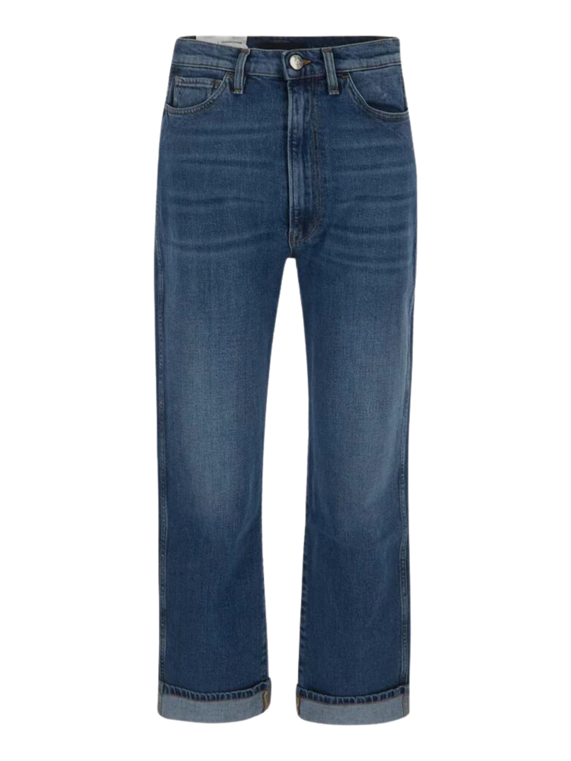 3x1 Claudia Extreme blue cropped jeans