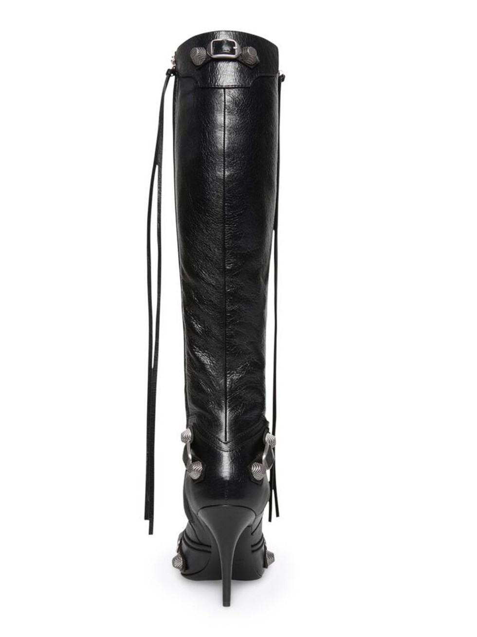 Balenciaga Cagole black smooth leather  boots