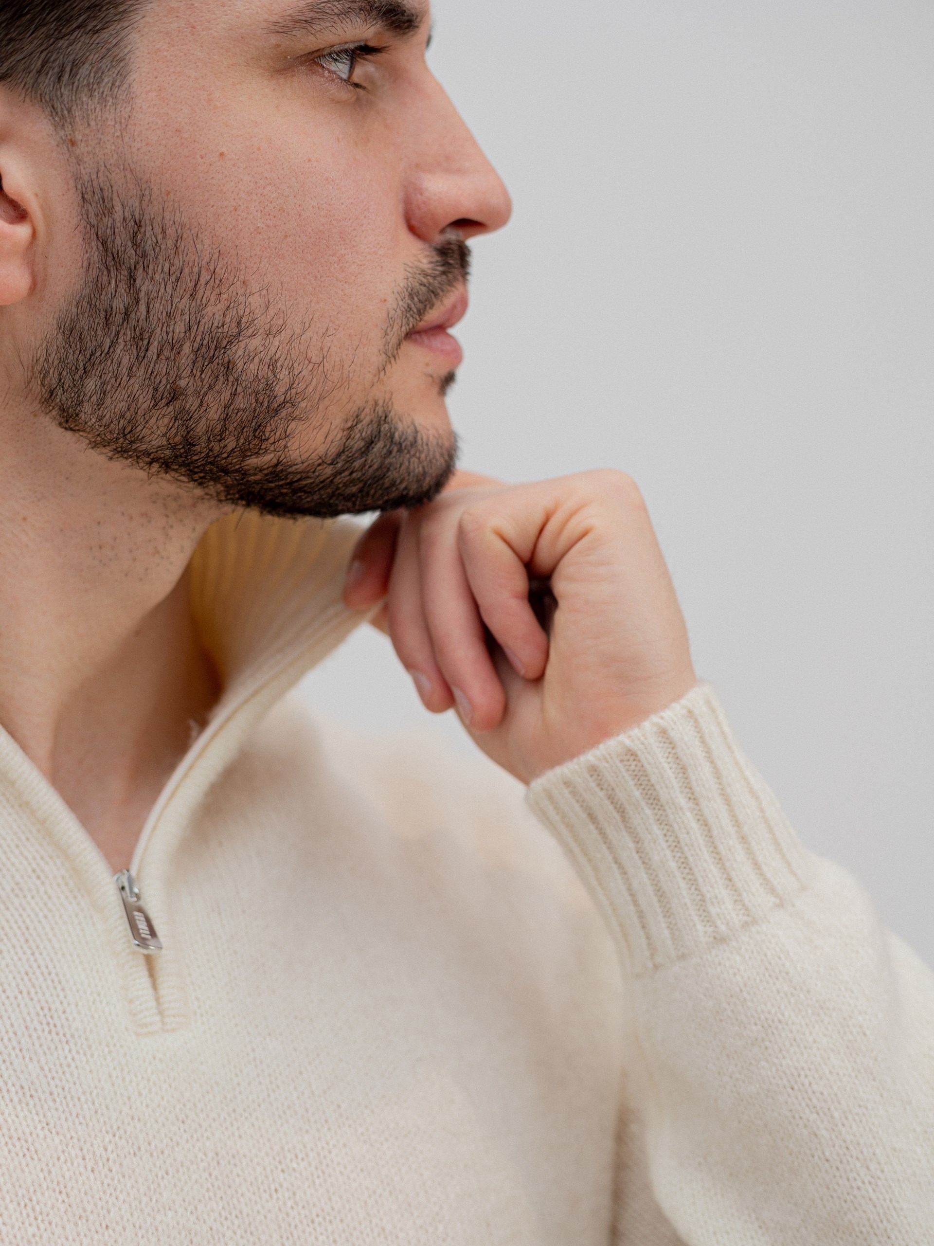 Fedeli Favonio men's wool and cashmere knit sweater