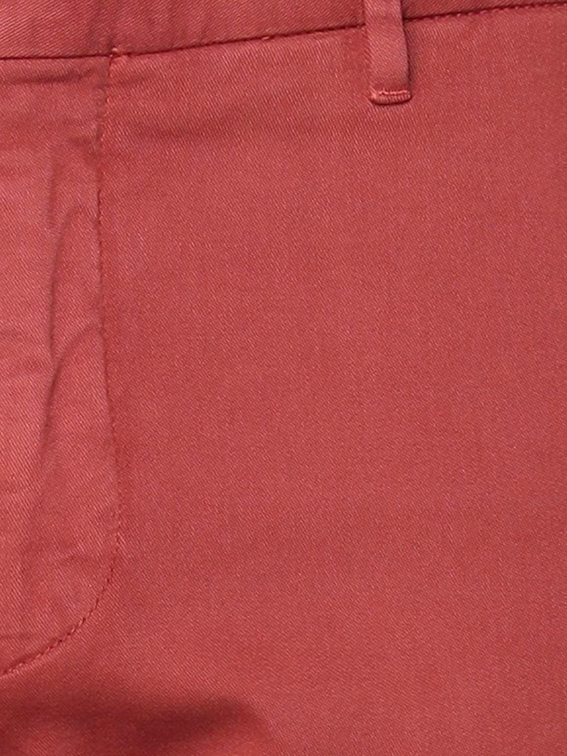 Fedeli Boston red cotton chinos for men