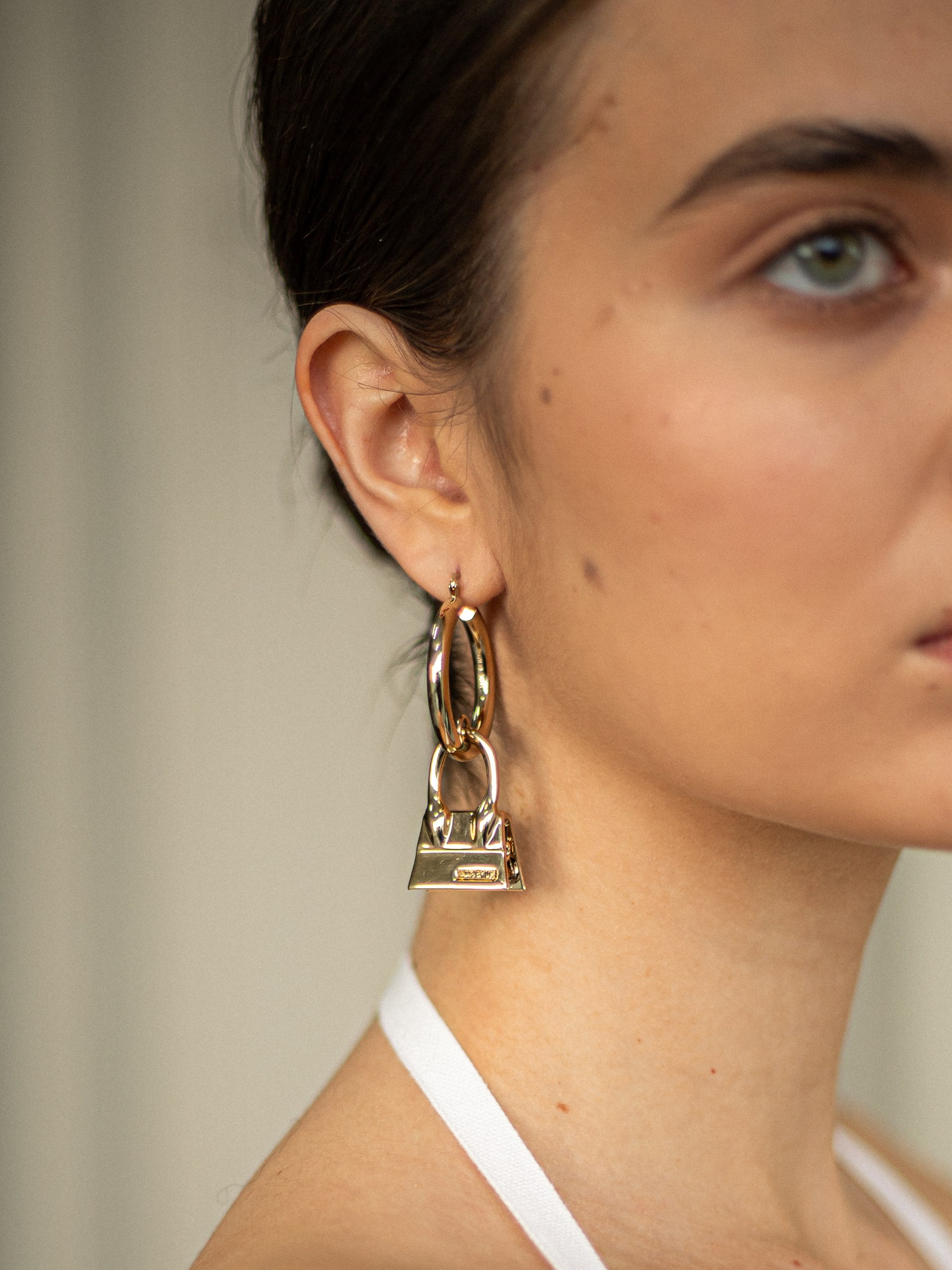 Jacquemus hoop earrings with Chiquito pendant