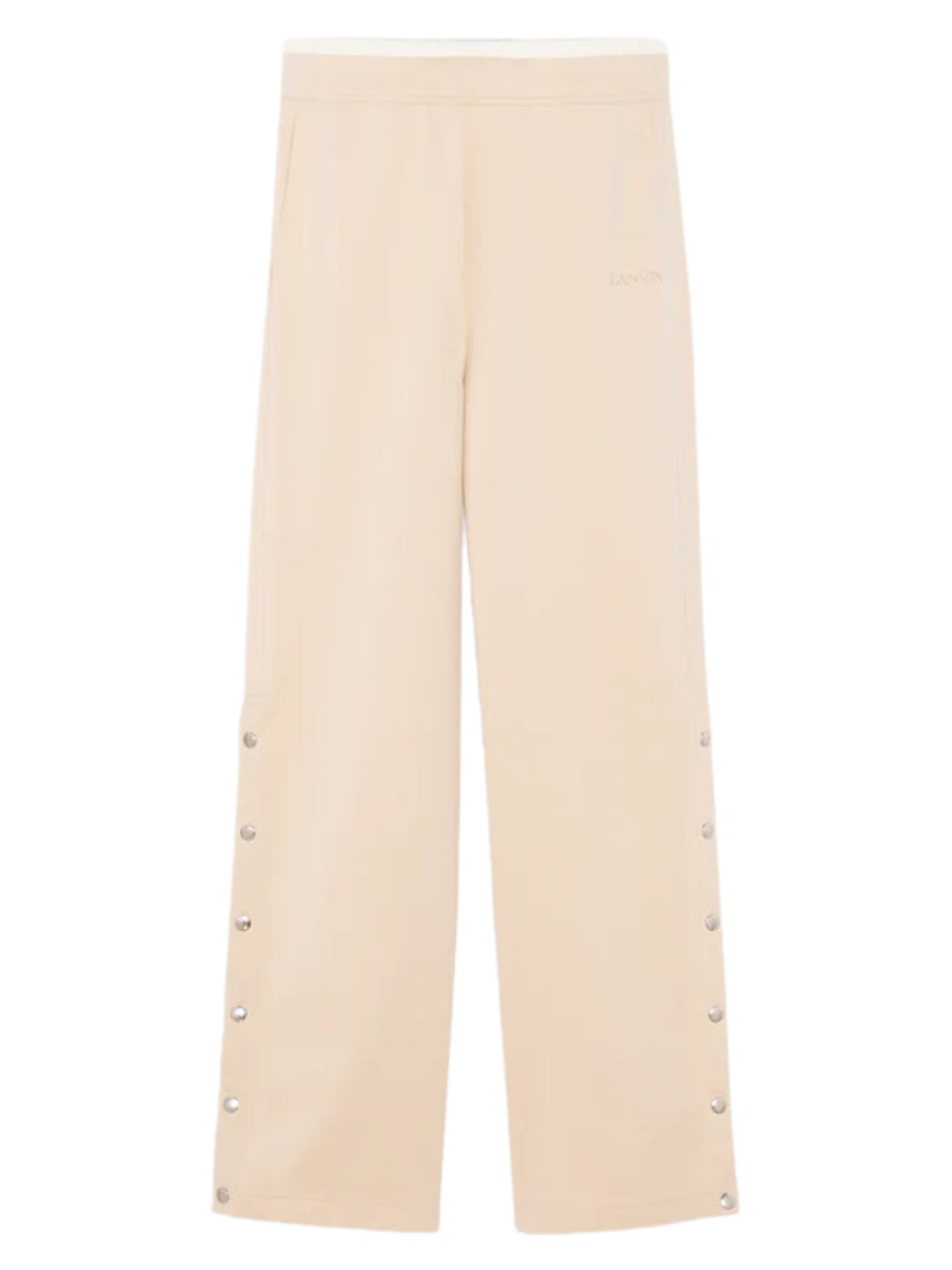Lanvin men's sand sweatpants with matching logo