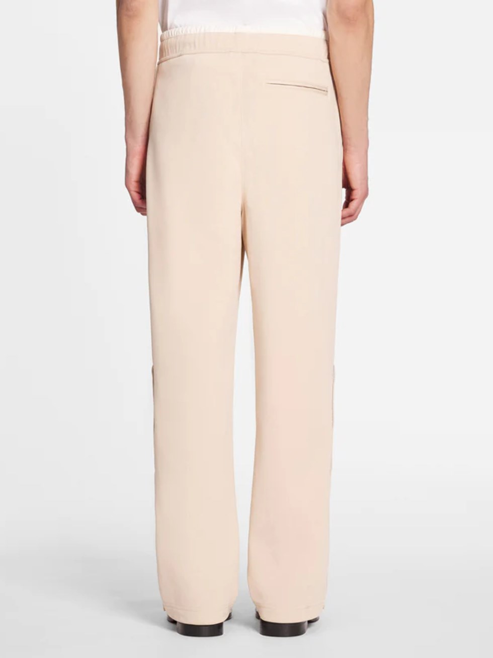 Lanvin men's sand sweatpants with matching logo
