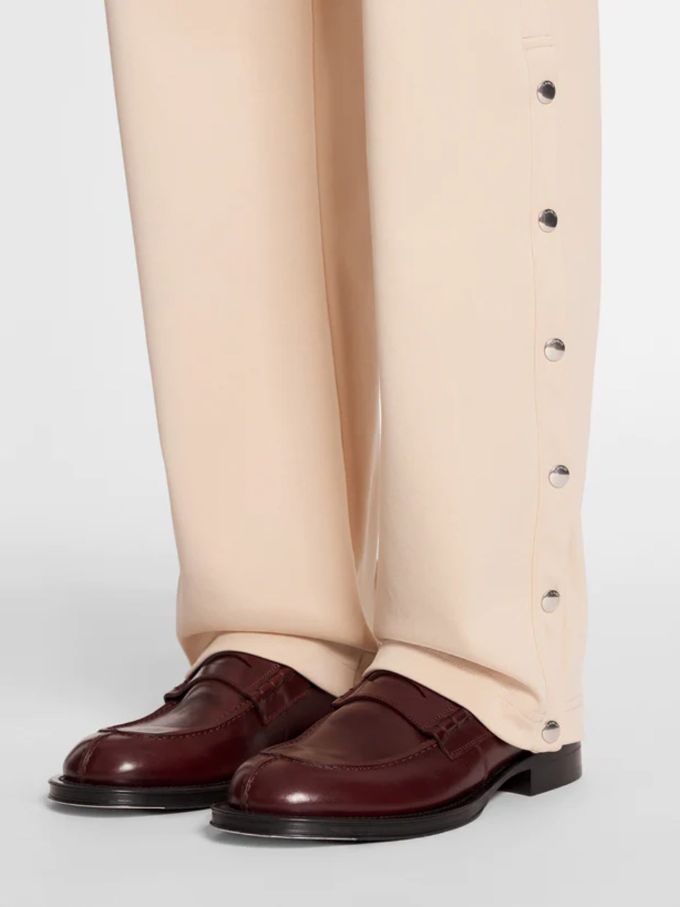 Lanvin men's sand sweatpants with matching logo