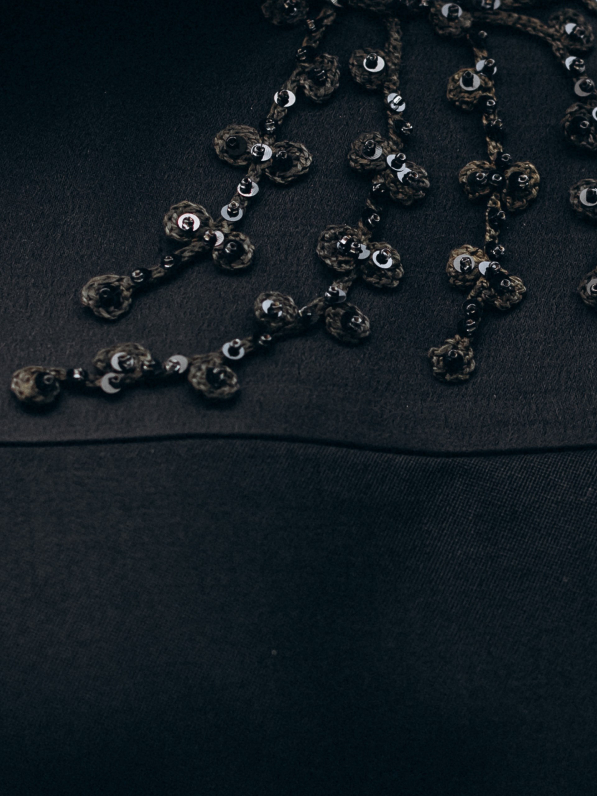 Park Avenue Atelier beaded dress in black