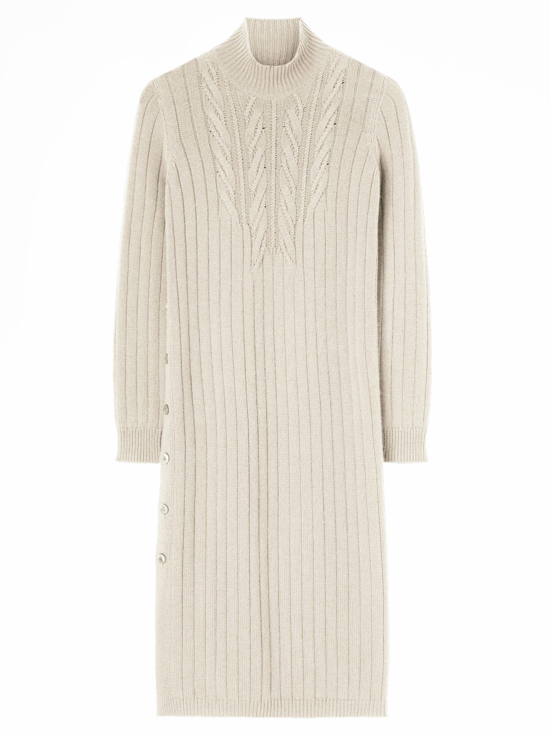 Agnona knitted fitted cashmere midi dress