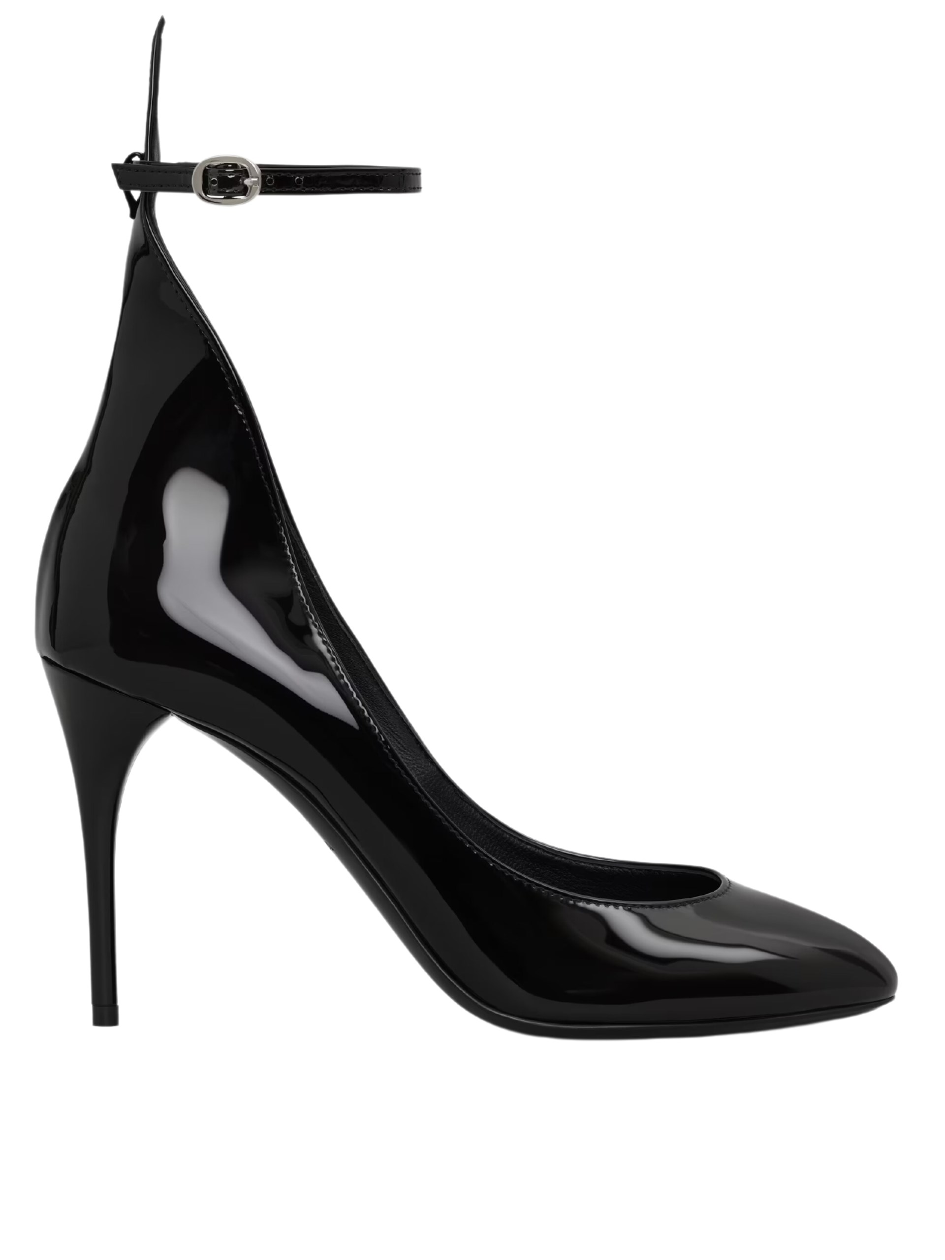 Alaïa black patent leather strappy shoes