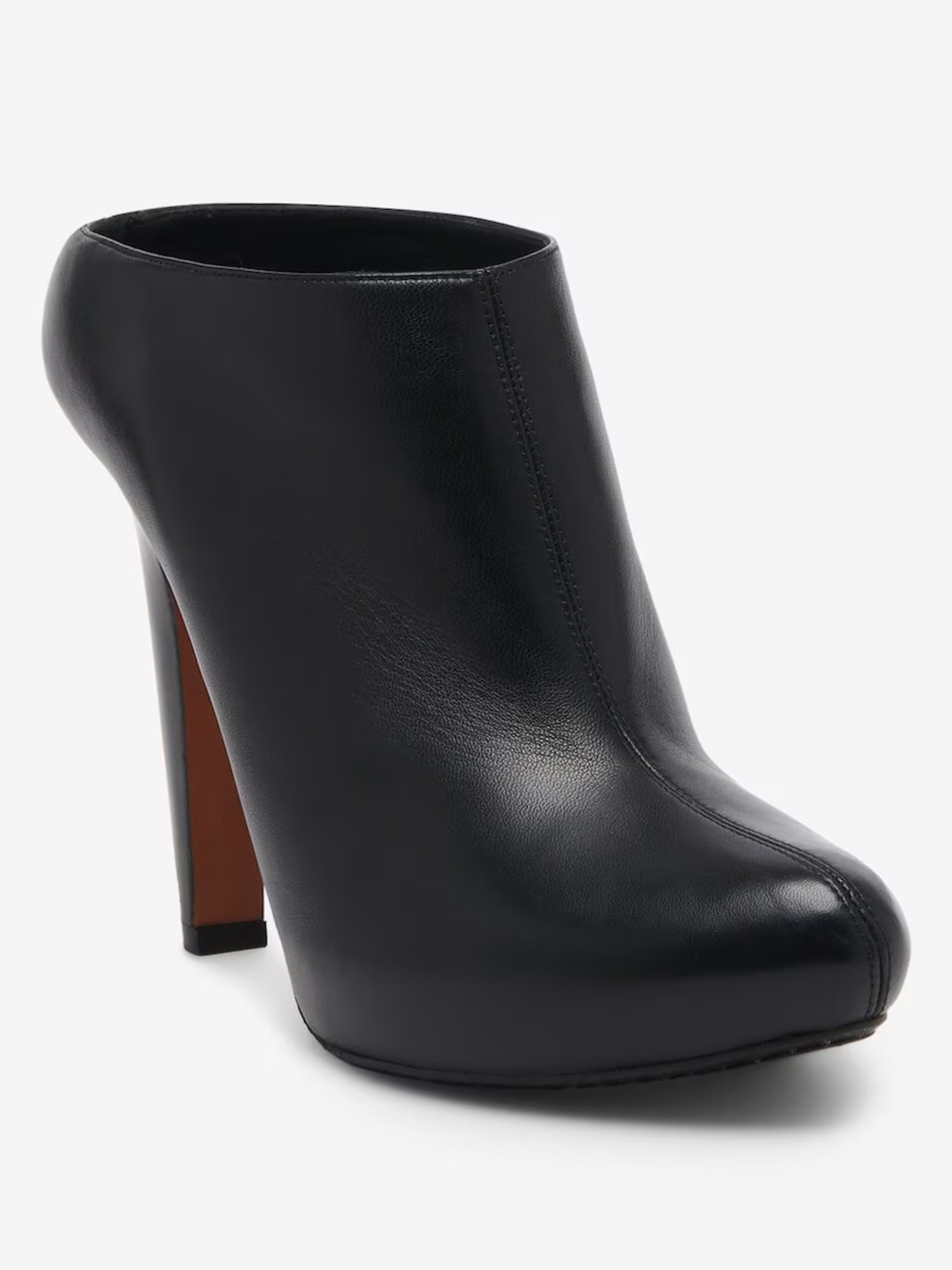 Чорні шкіряні мюлі Alexander Mcqueen The Edge