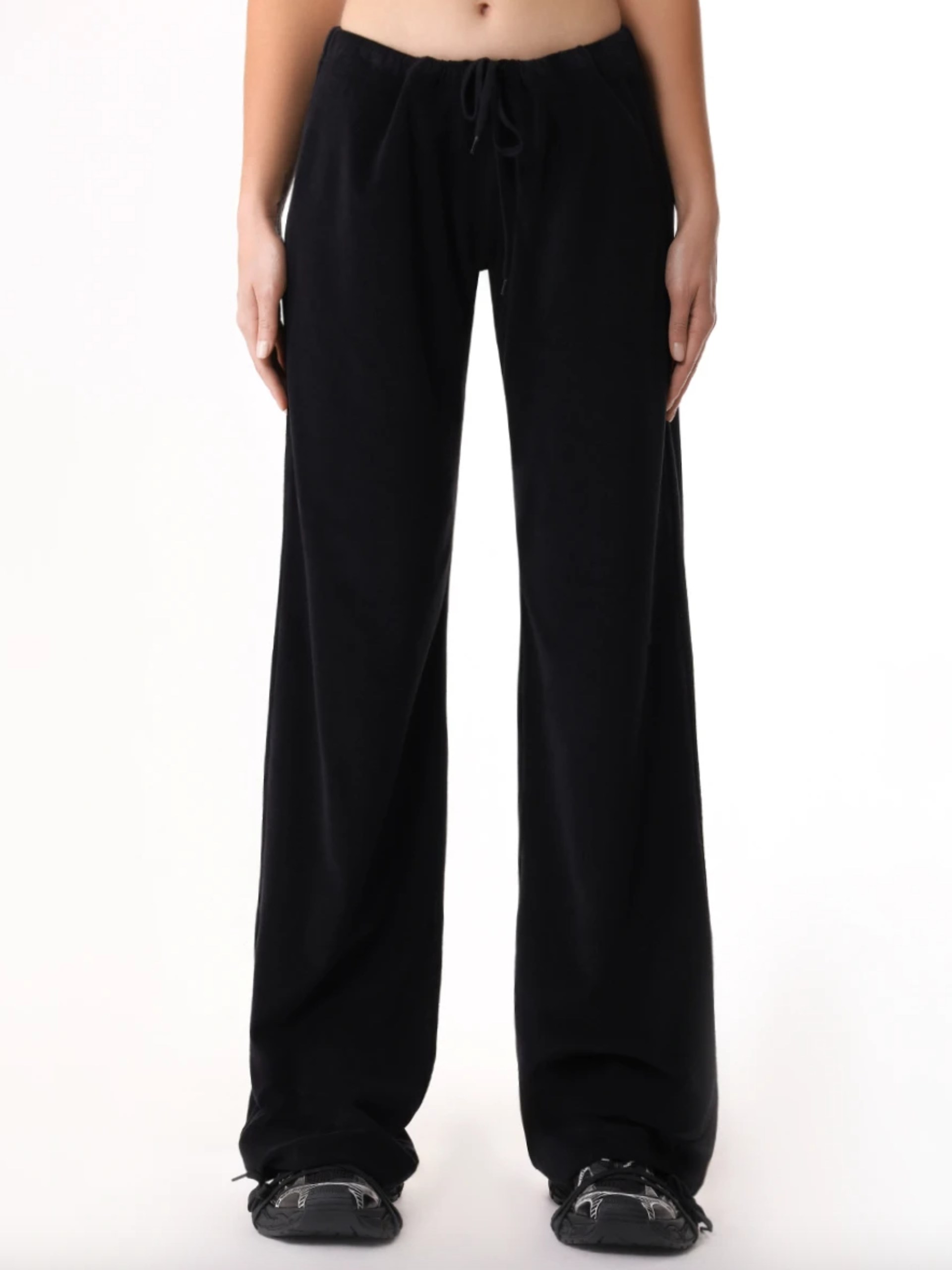 Balenciaga black loose-fit pants
