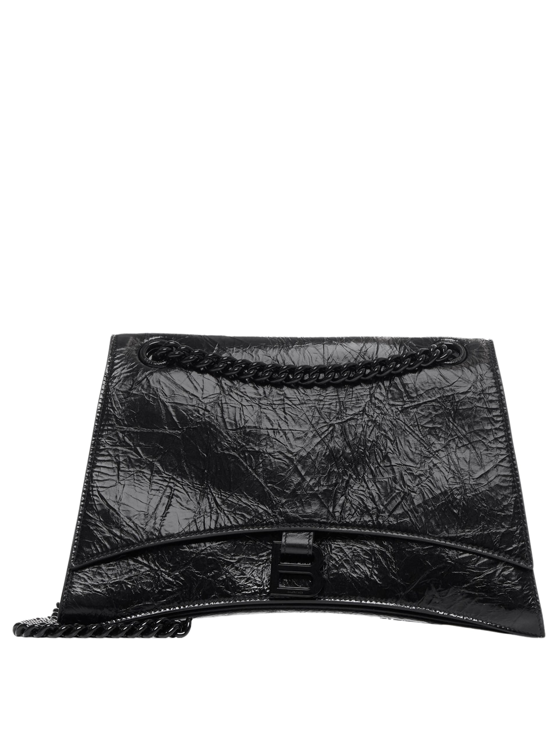 Чорна сумка Balenciaga Crush Chain Medium