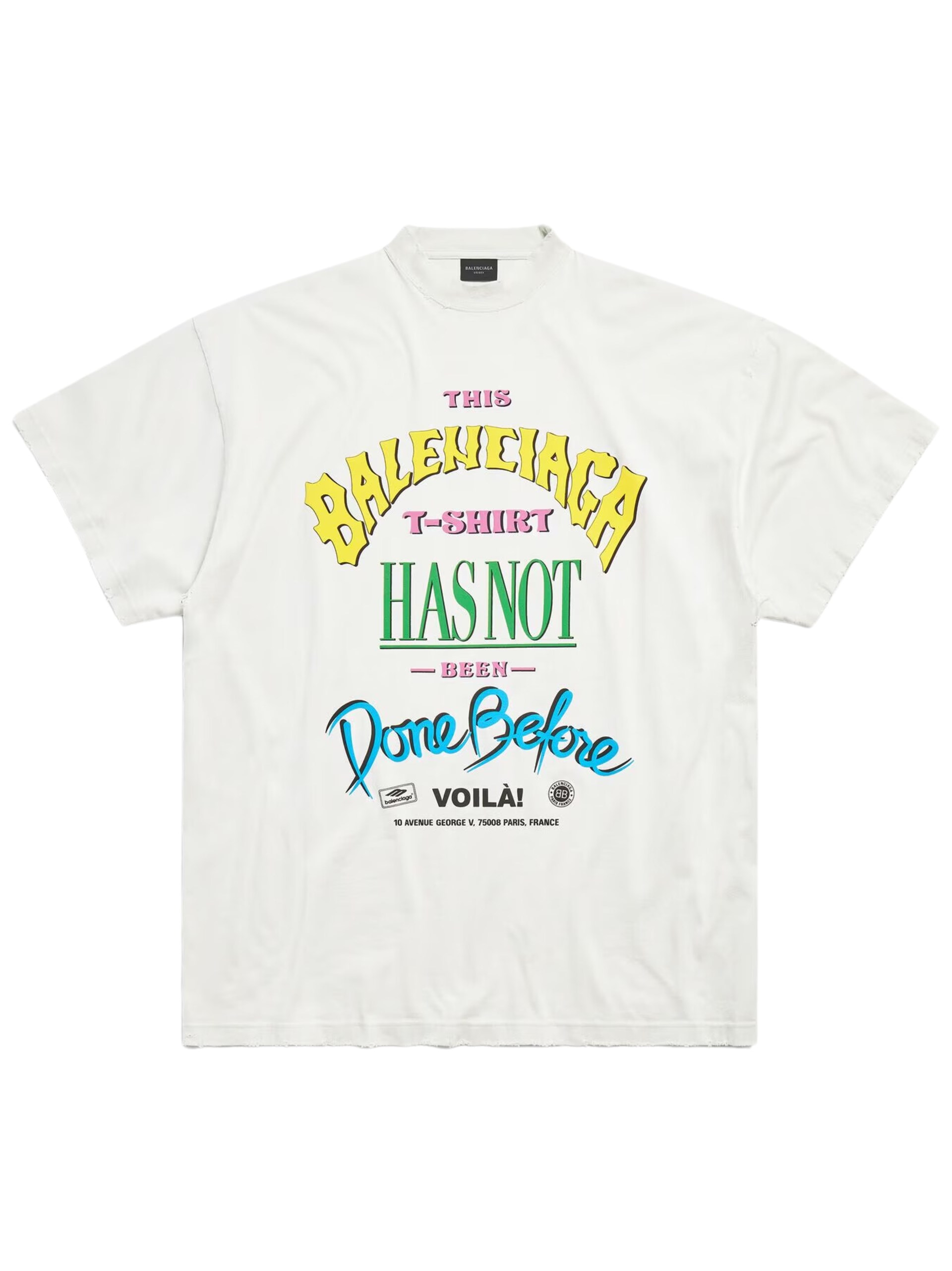 Balenciaga Not Been Done t-shirt in an oversized fit