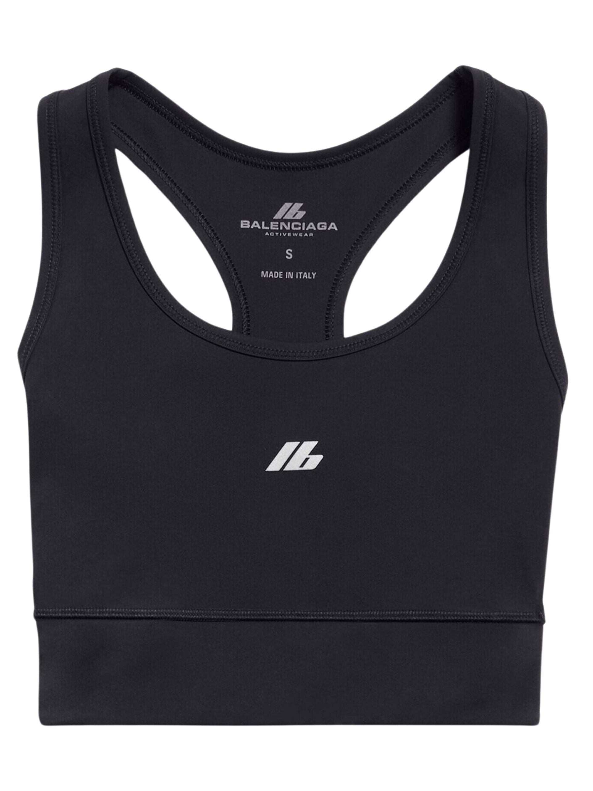 Чорний спортивний топ Balenciaga Activewear
