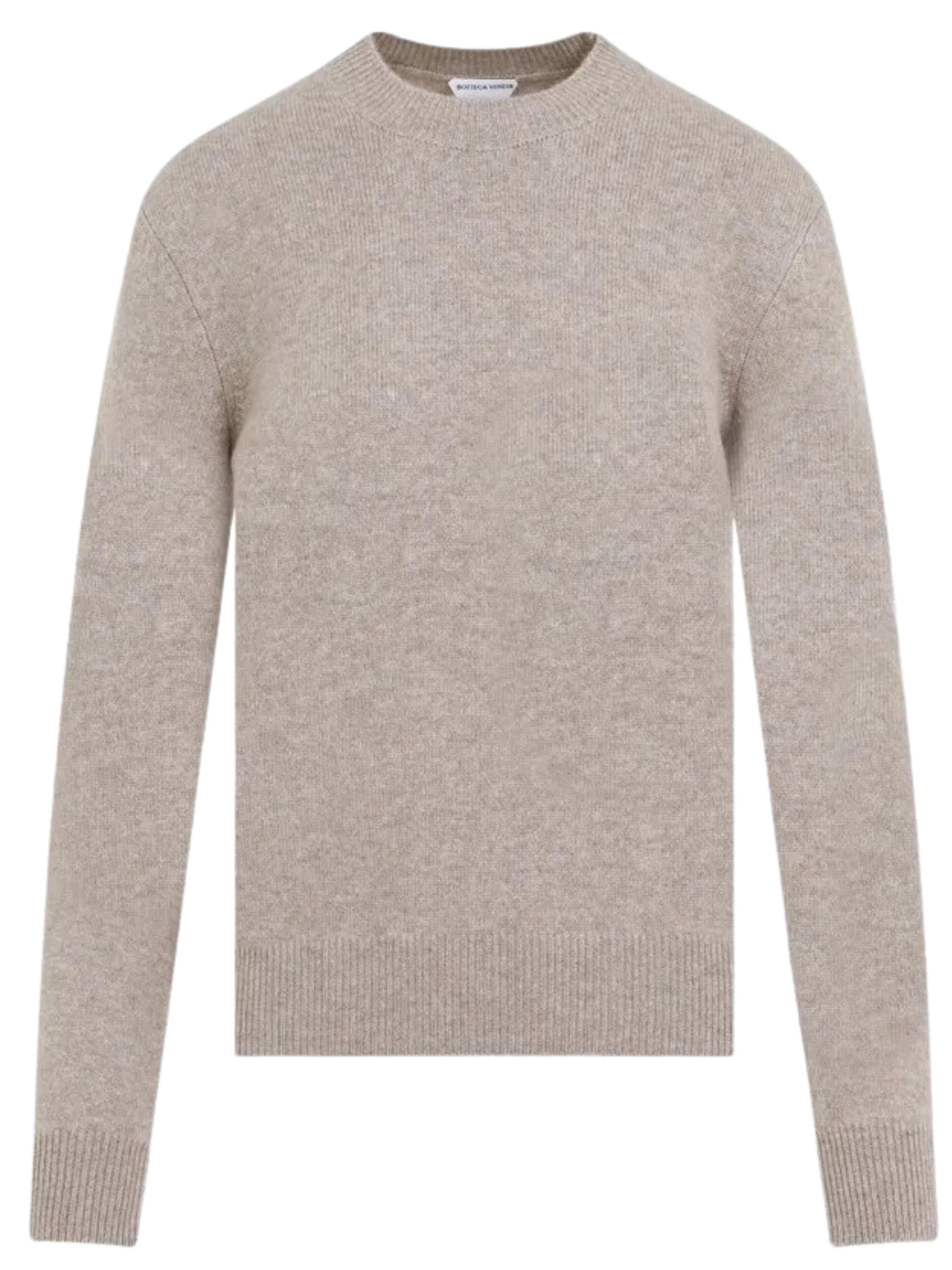 Bottega Veneta beige cashmere sweater for men