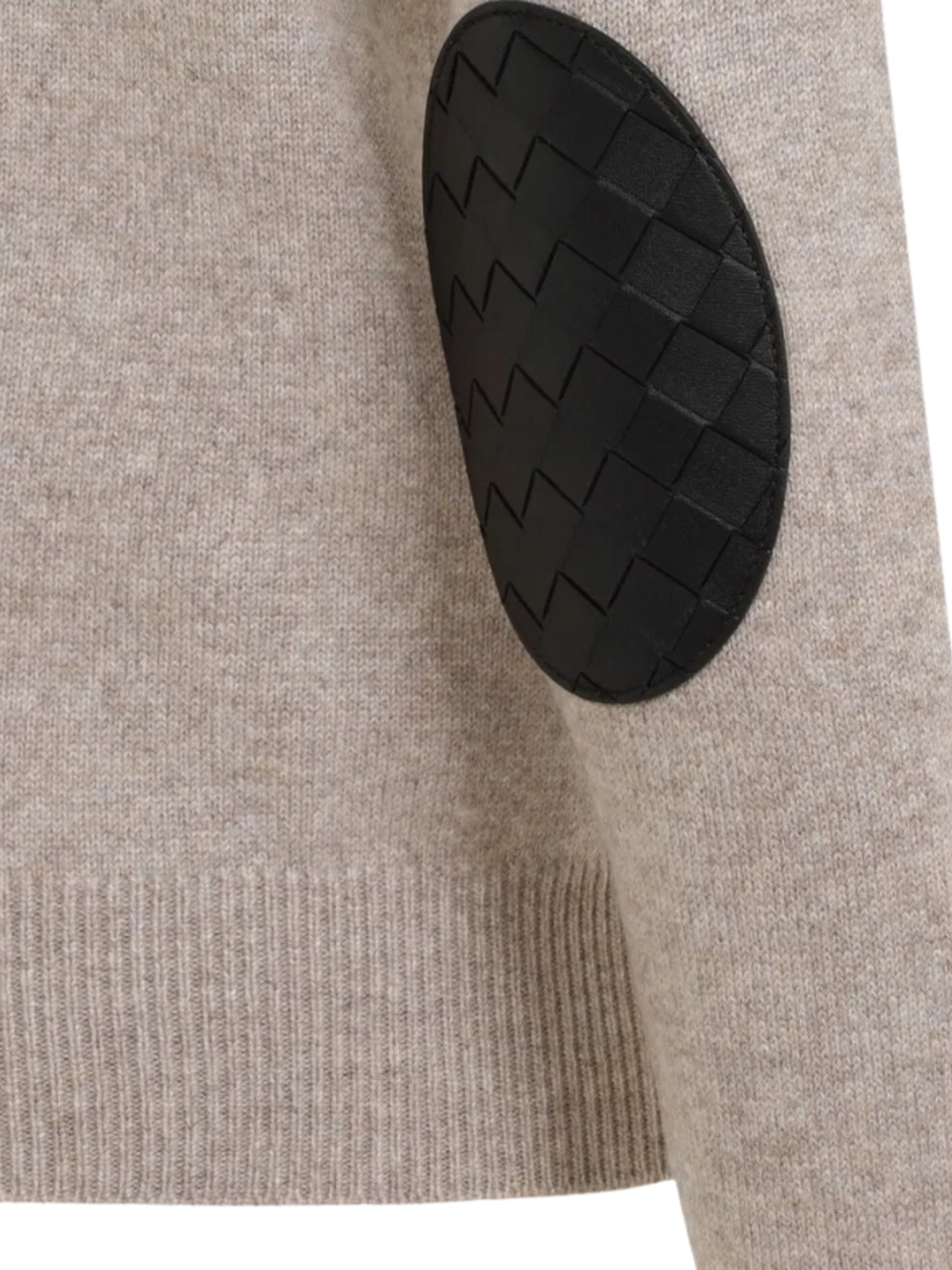 Чоловічий бежевий светр Bottega Veneta з кашеміру