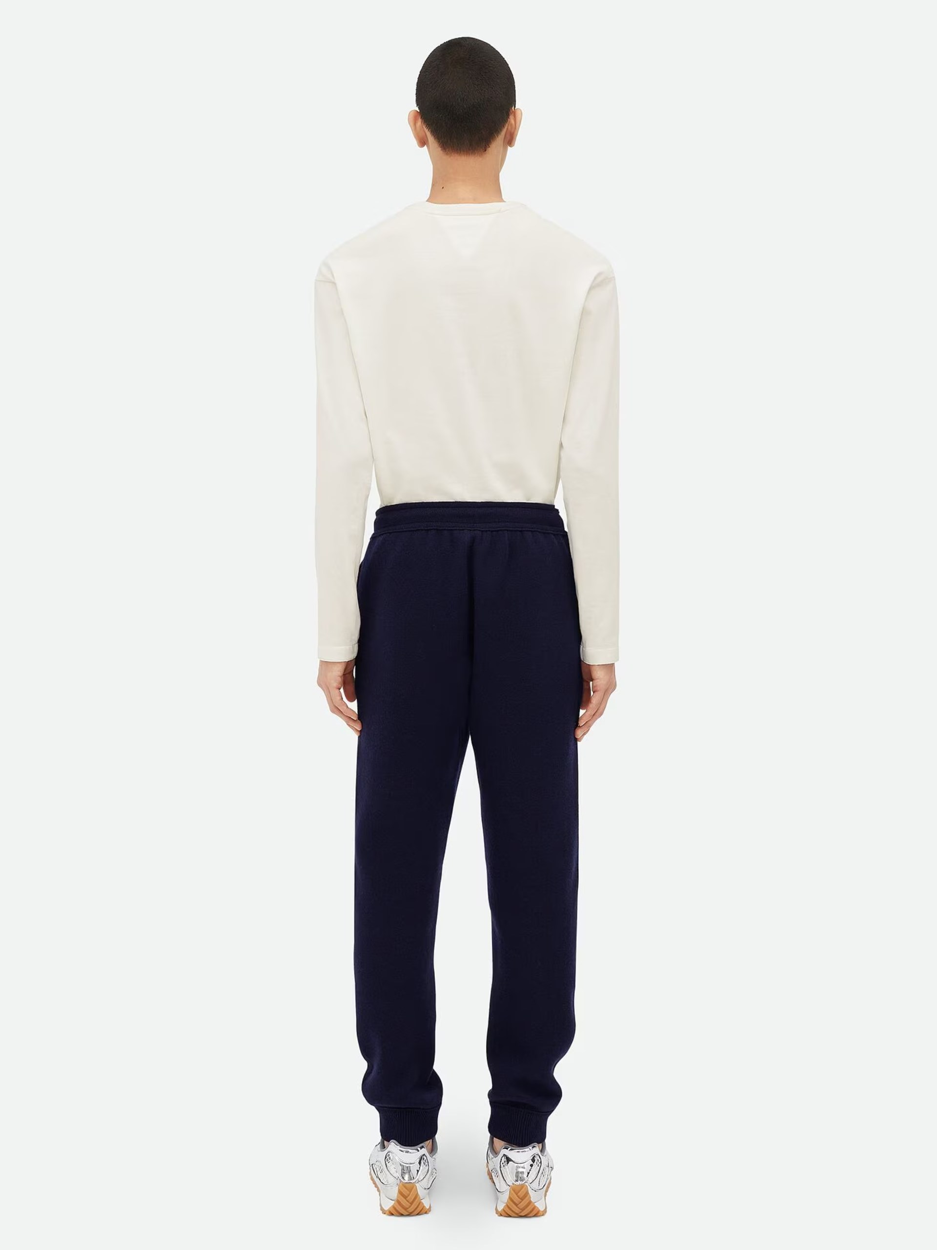 Bottega Veneta Men's Navy Cashmere Joggers