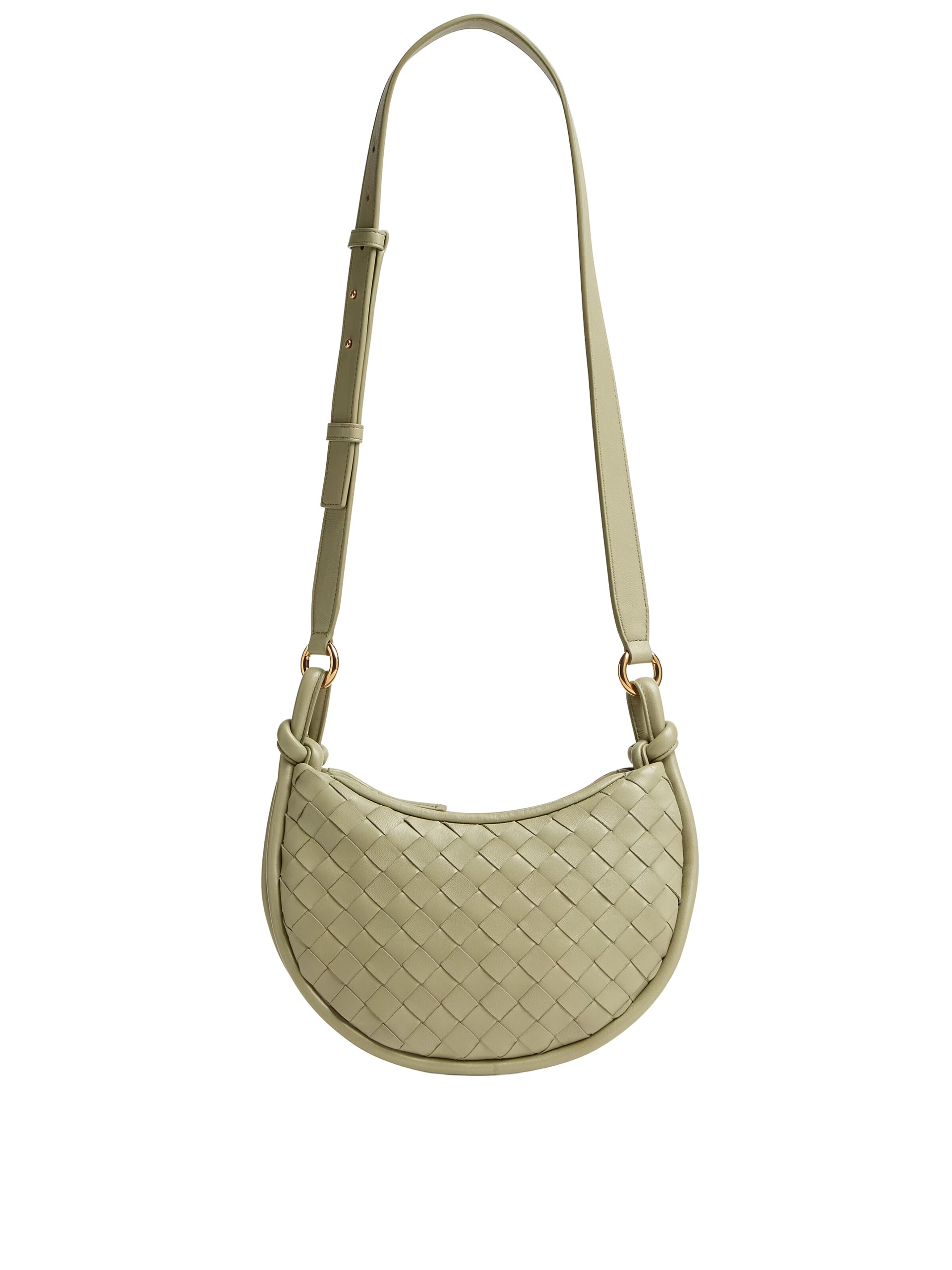 Light green Bottega Veneta Gemelli in soft Intrecciato leather