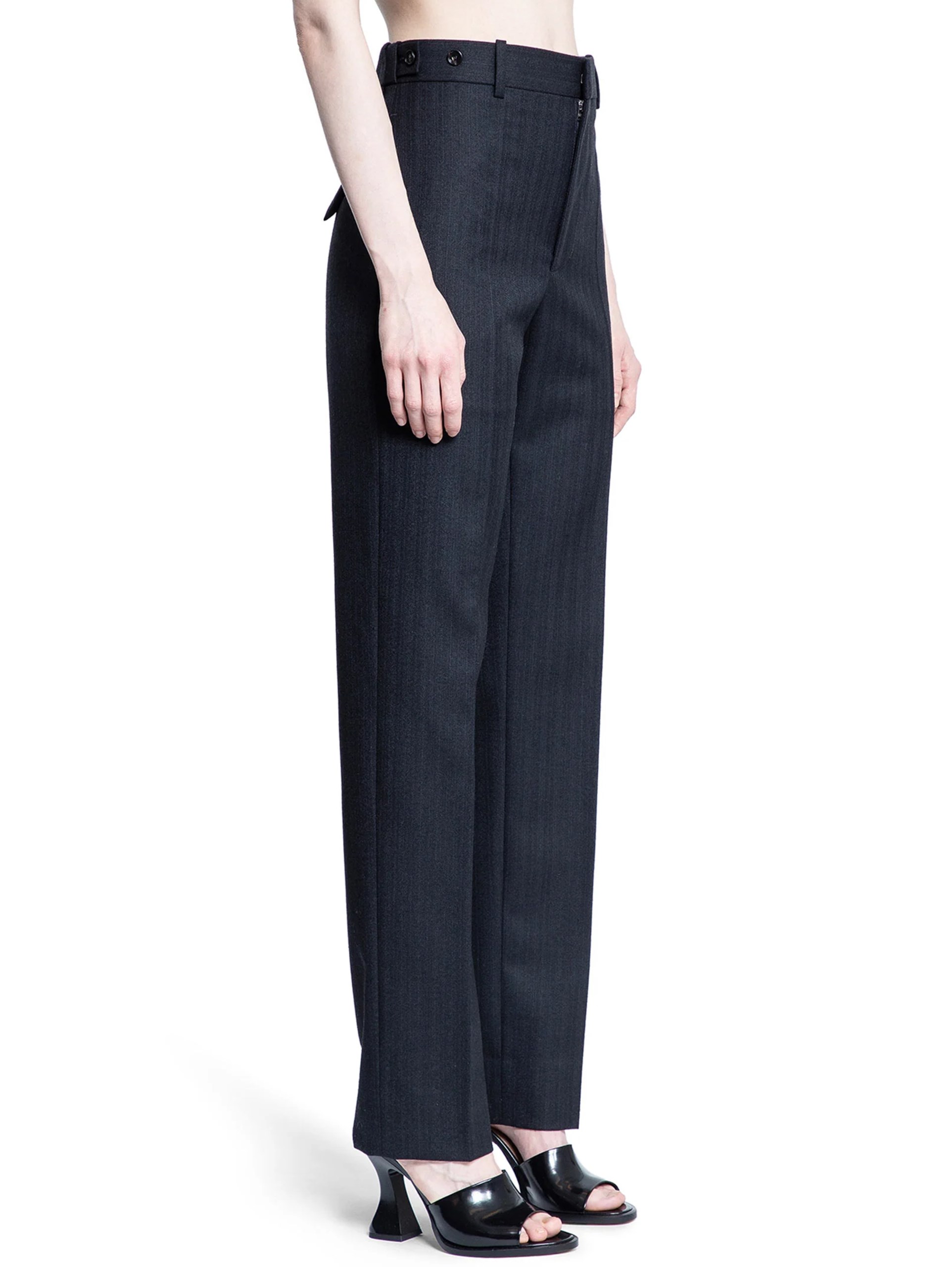 Bottega Veneta Navy Striped Pants