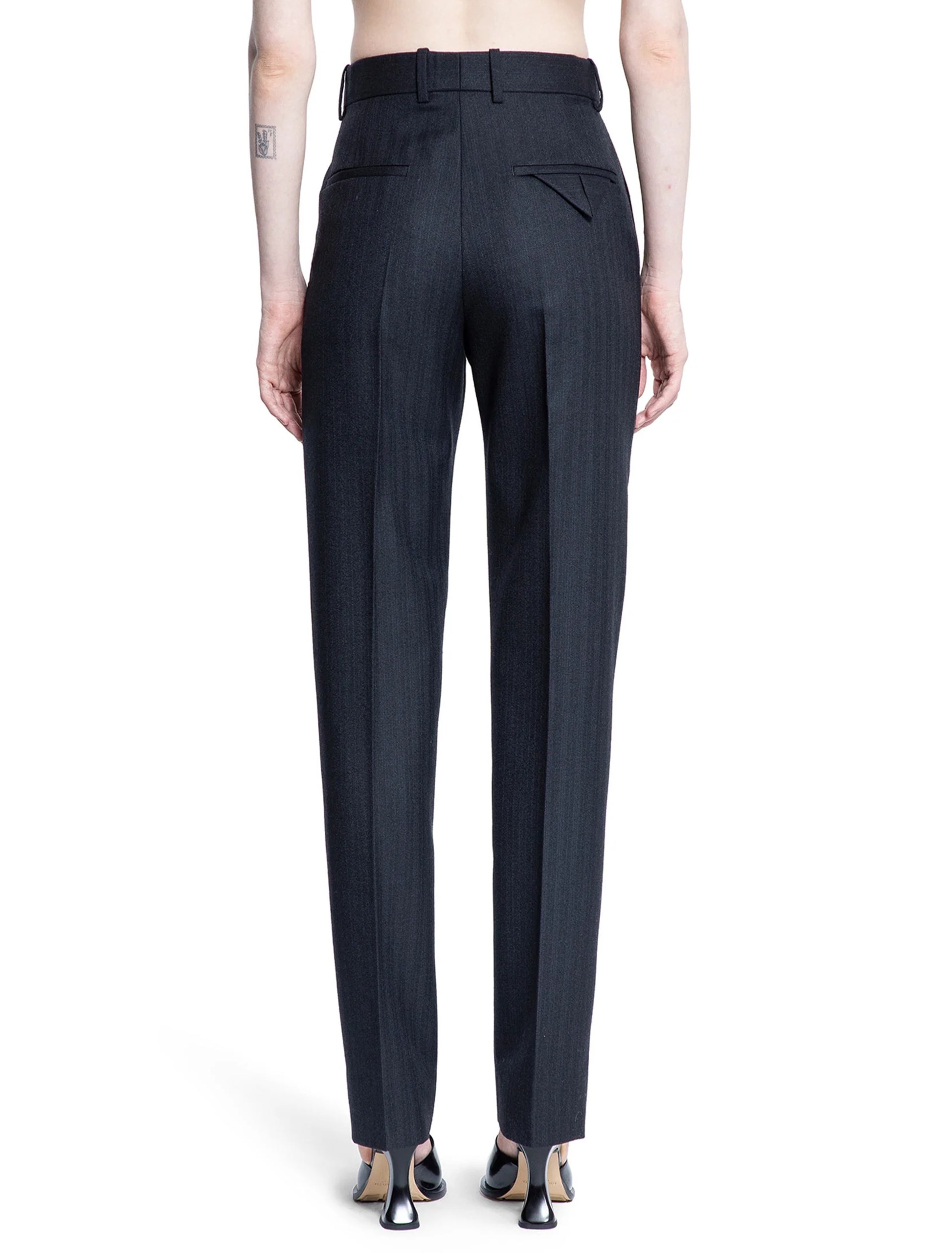 Bottega Veneta Navy Striped Pants