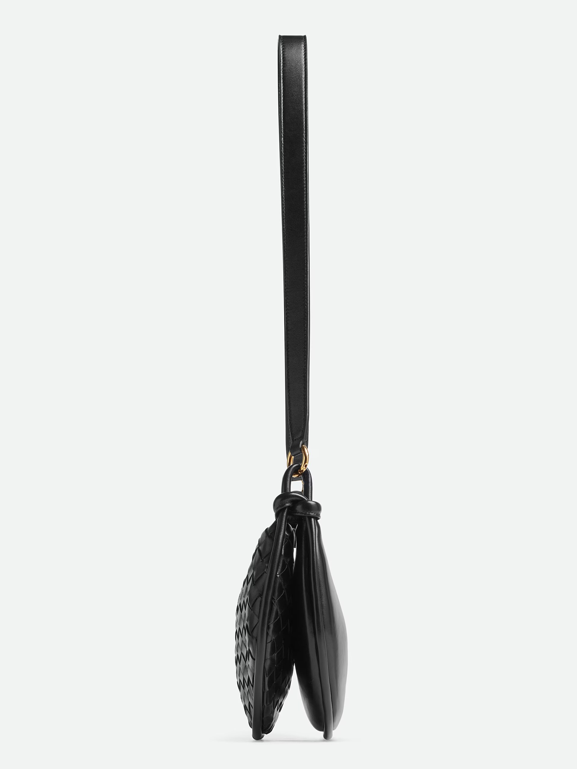 Black Bottega Veneta Gemelli bag in soft Intrecciato leather