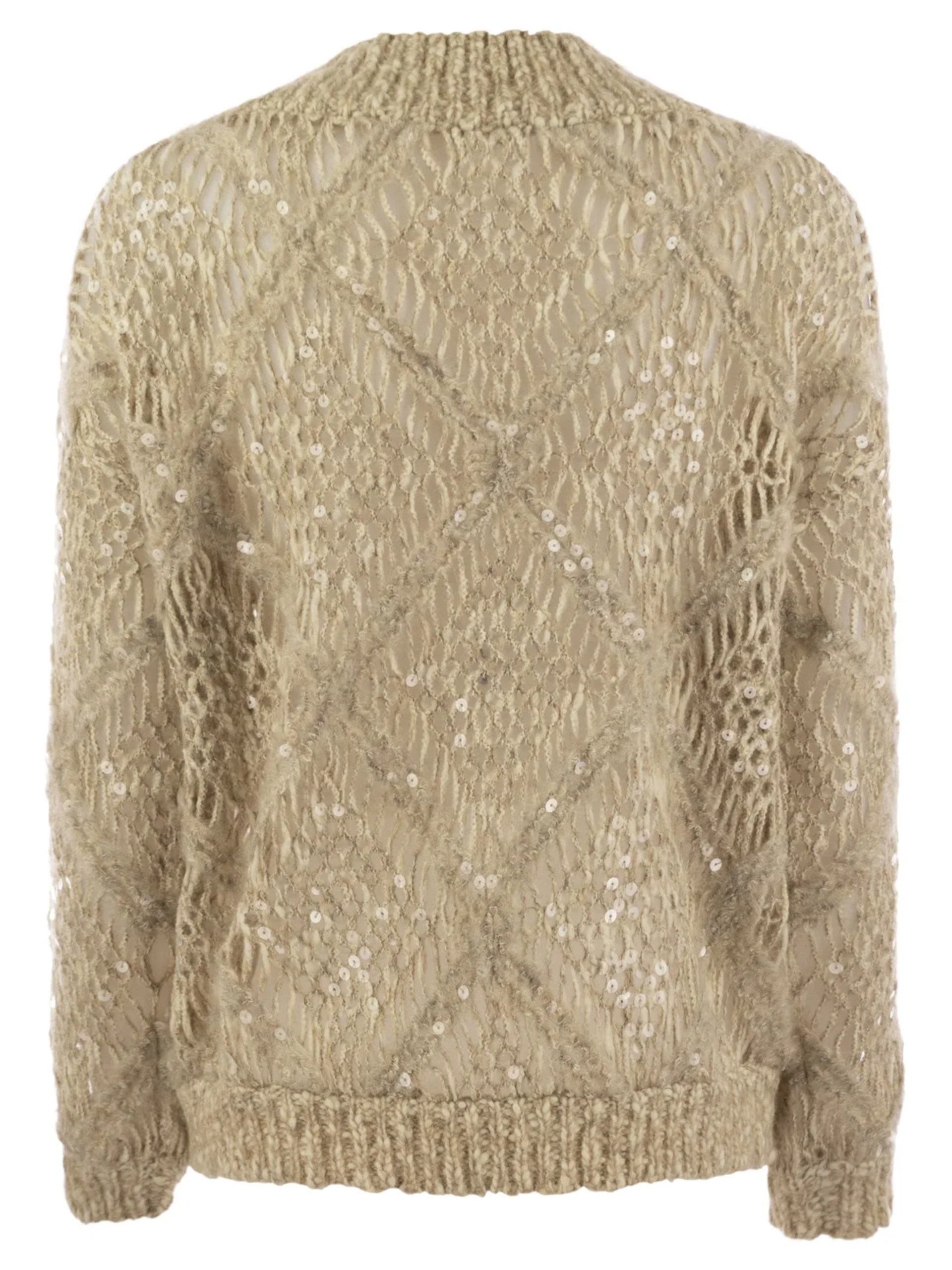 Brunello Cucinelli Sequin Embellished Knit Jumper