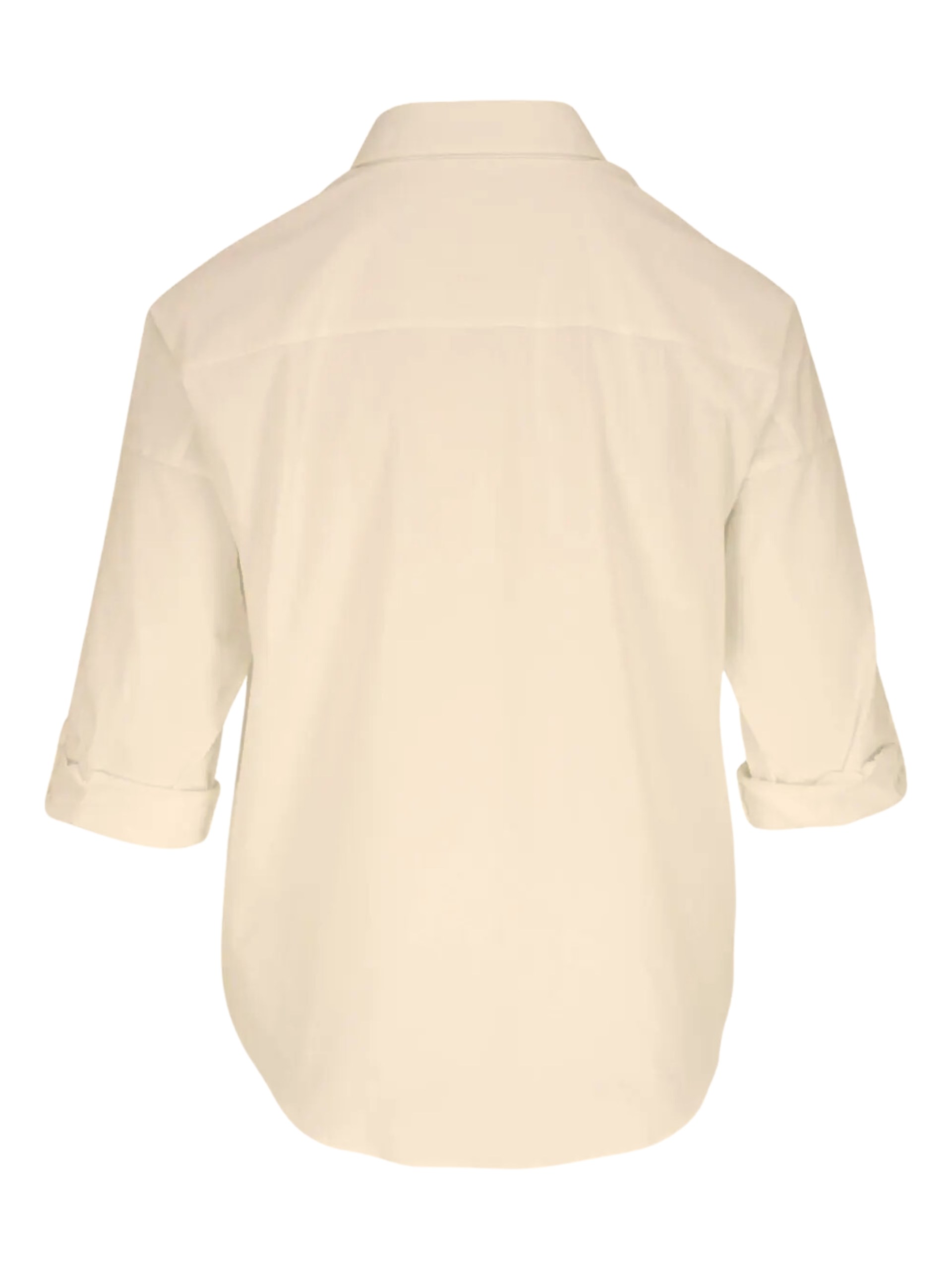 Brunello Cucinelli cotton shirt with Monili trim