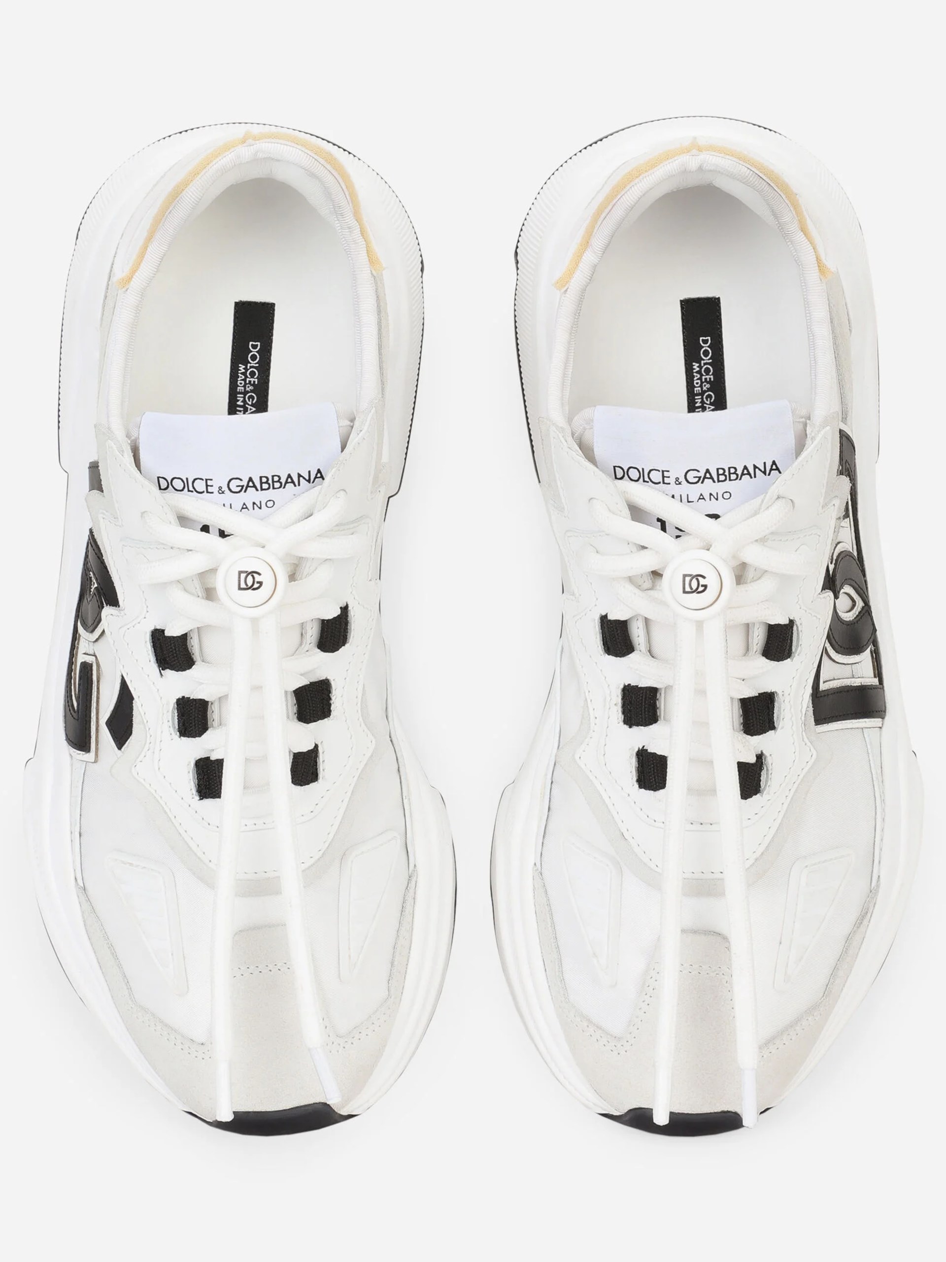 White sneakers Dolce&Gabbana high-soled