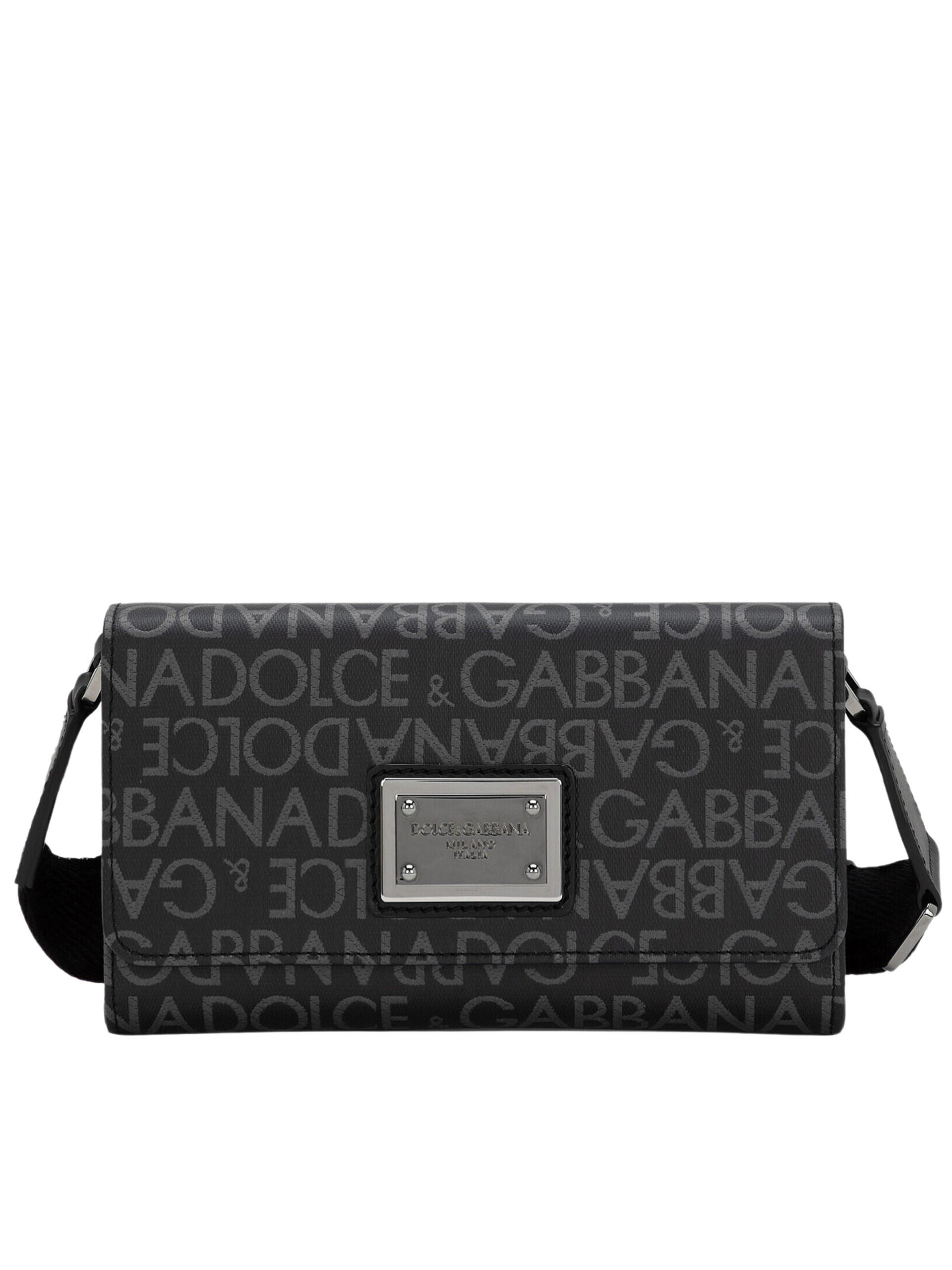 Dolce&Gabbana coated jacquard crossbody bag