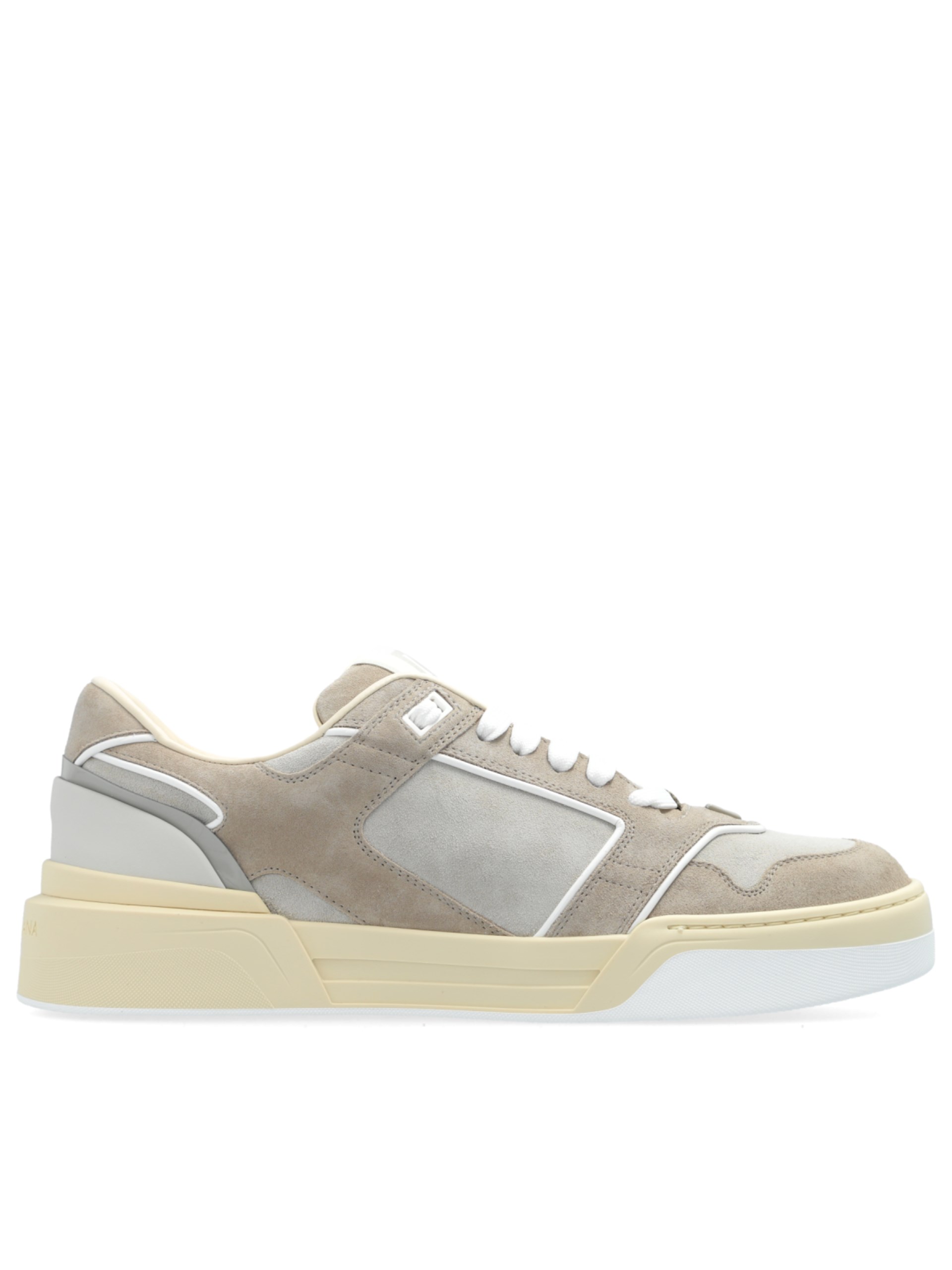 Dolce&Gabbana men's gray-beige sneakers with logo