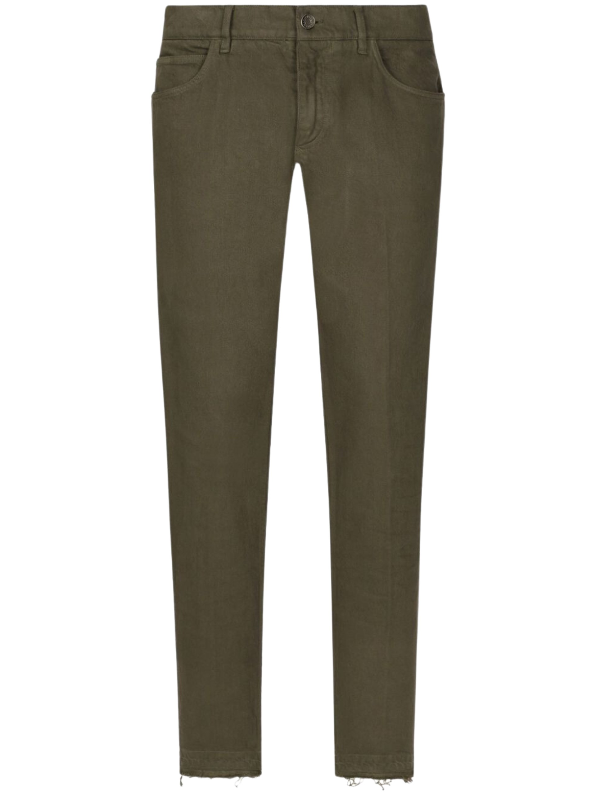 Dolce&Gabbana men's straight pants in khaki