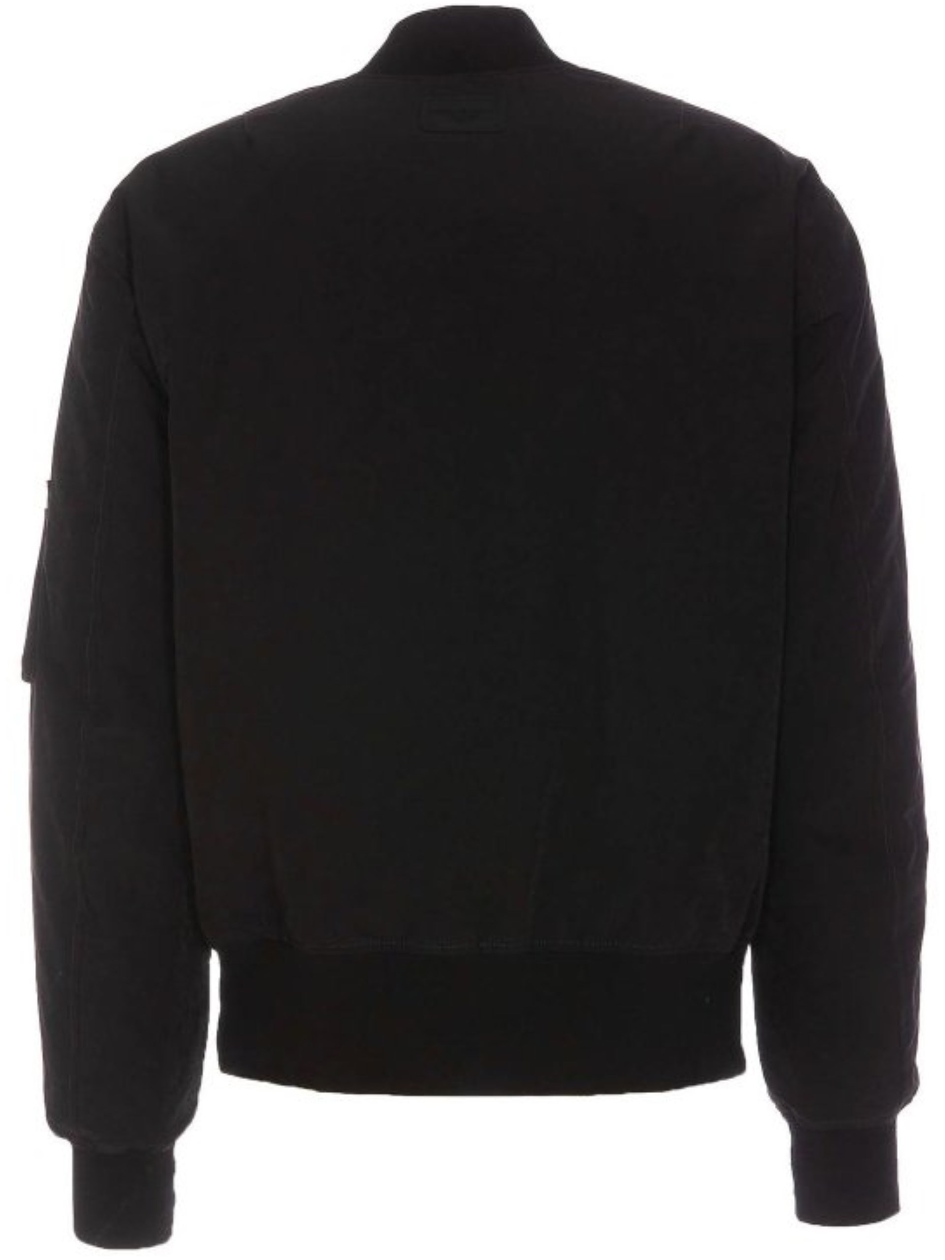 Dolce&Gabbana men's black bomber jacket with lining