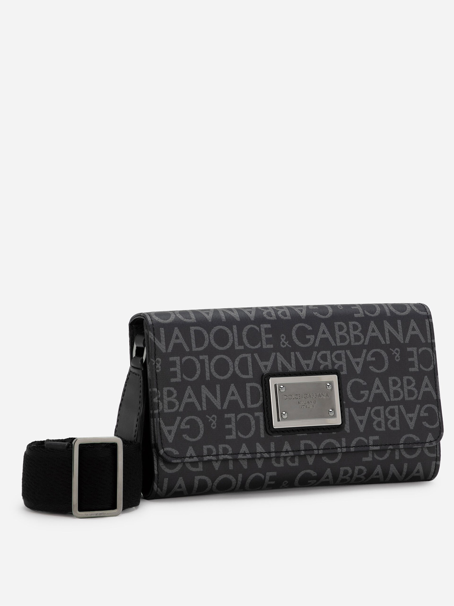 Dolce&Gabbana coated jacquard crossbody bag