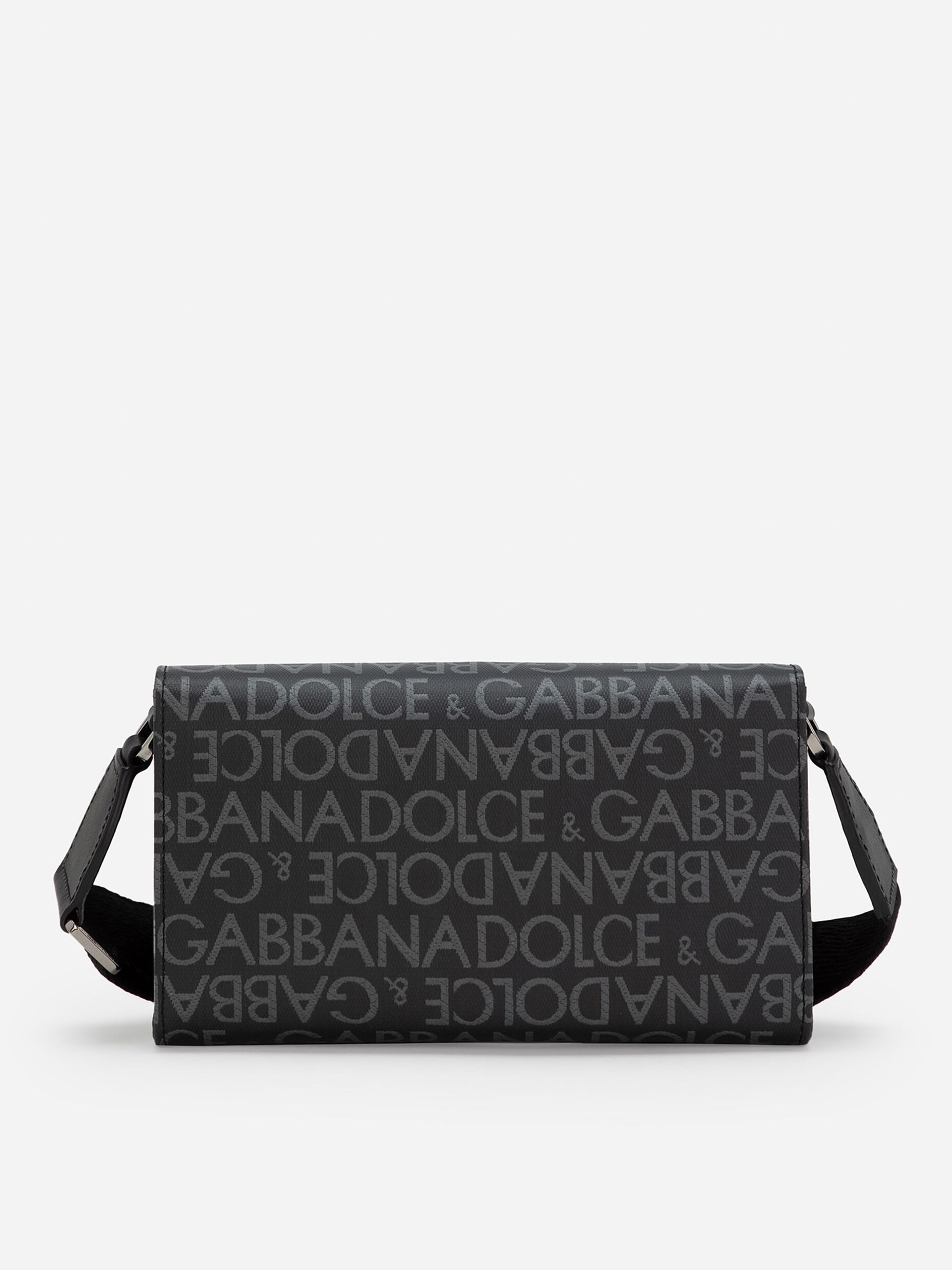 Чоловіча жакардова сумка Dolce&Gabbana через плече