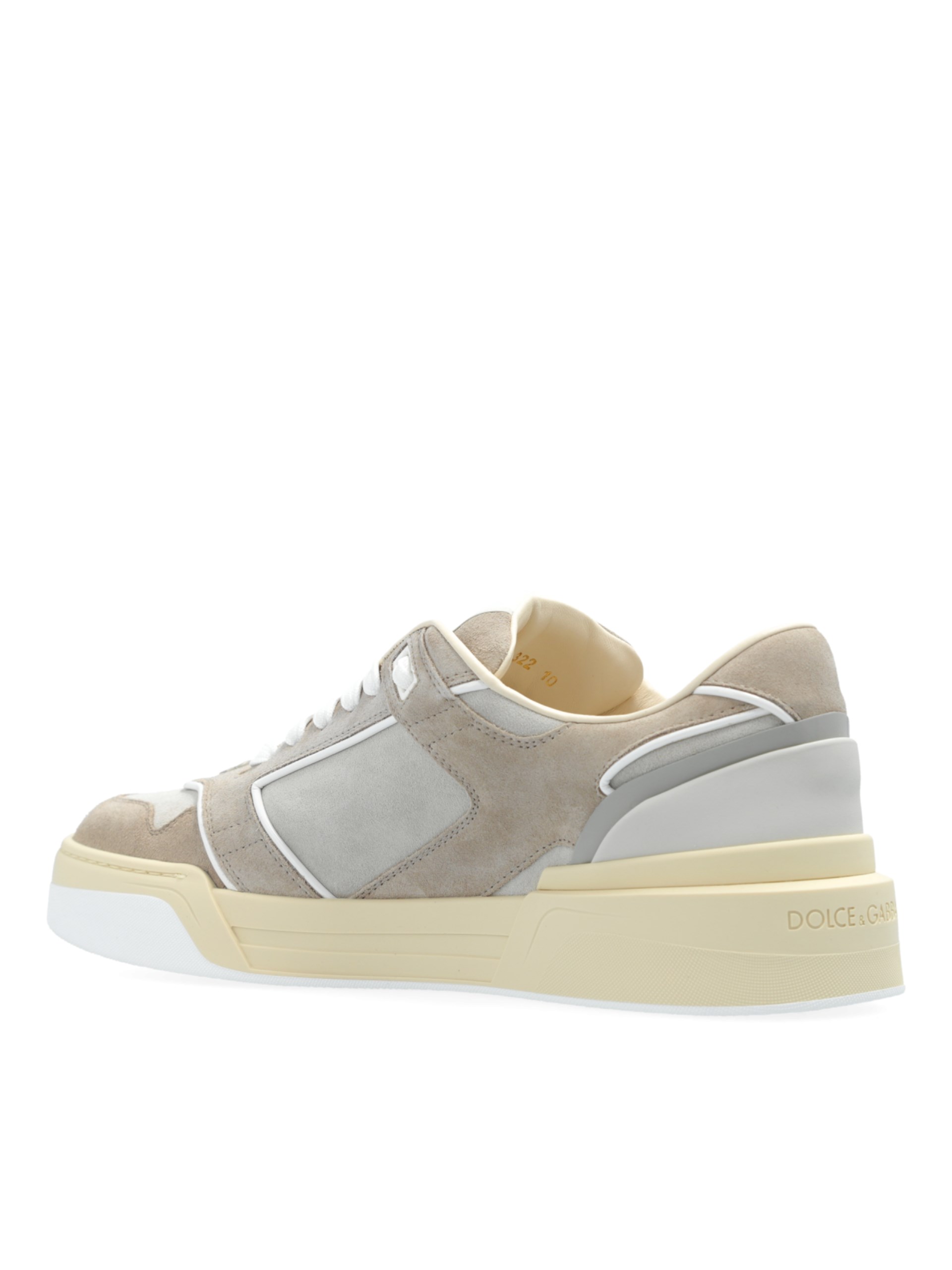 Dolce&Gabbana men's gray-beige sneakers with logo