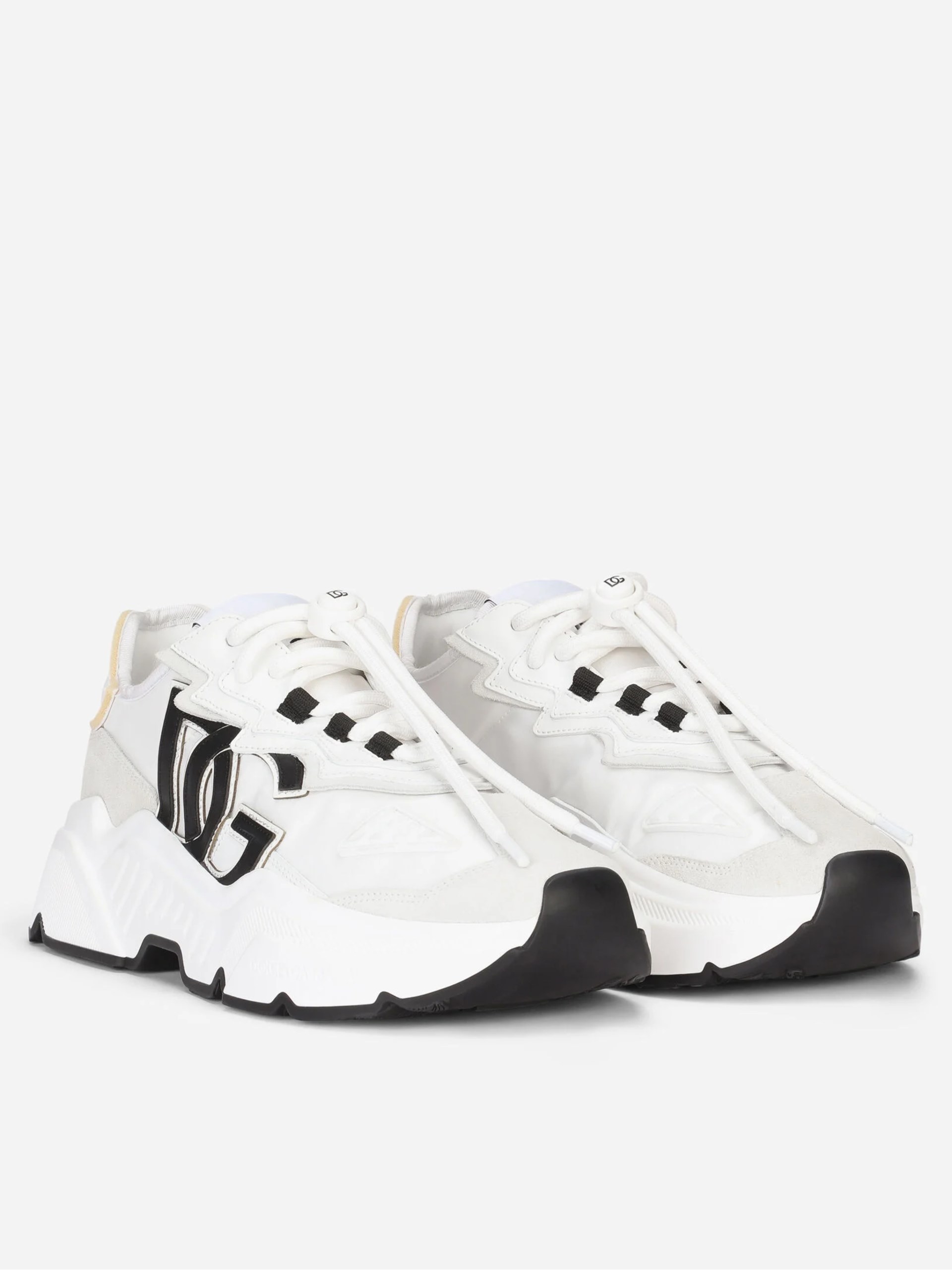 White sneakers Dolce&Gabbana high-soled
