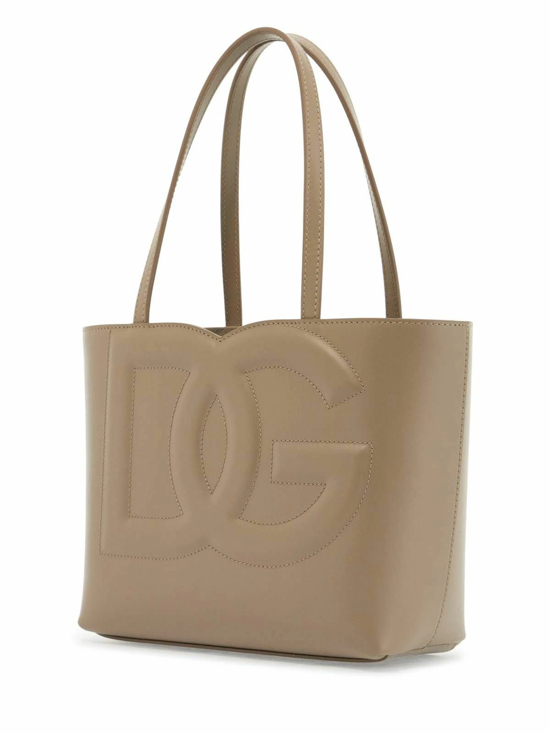 Dolce&Gabbana beige shopper bag with DG logo