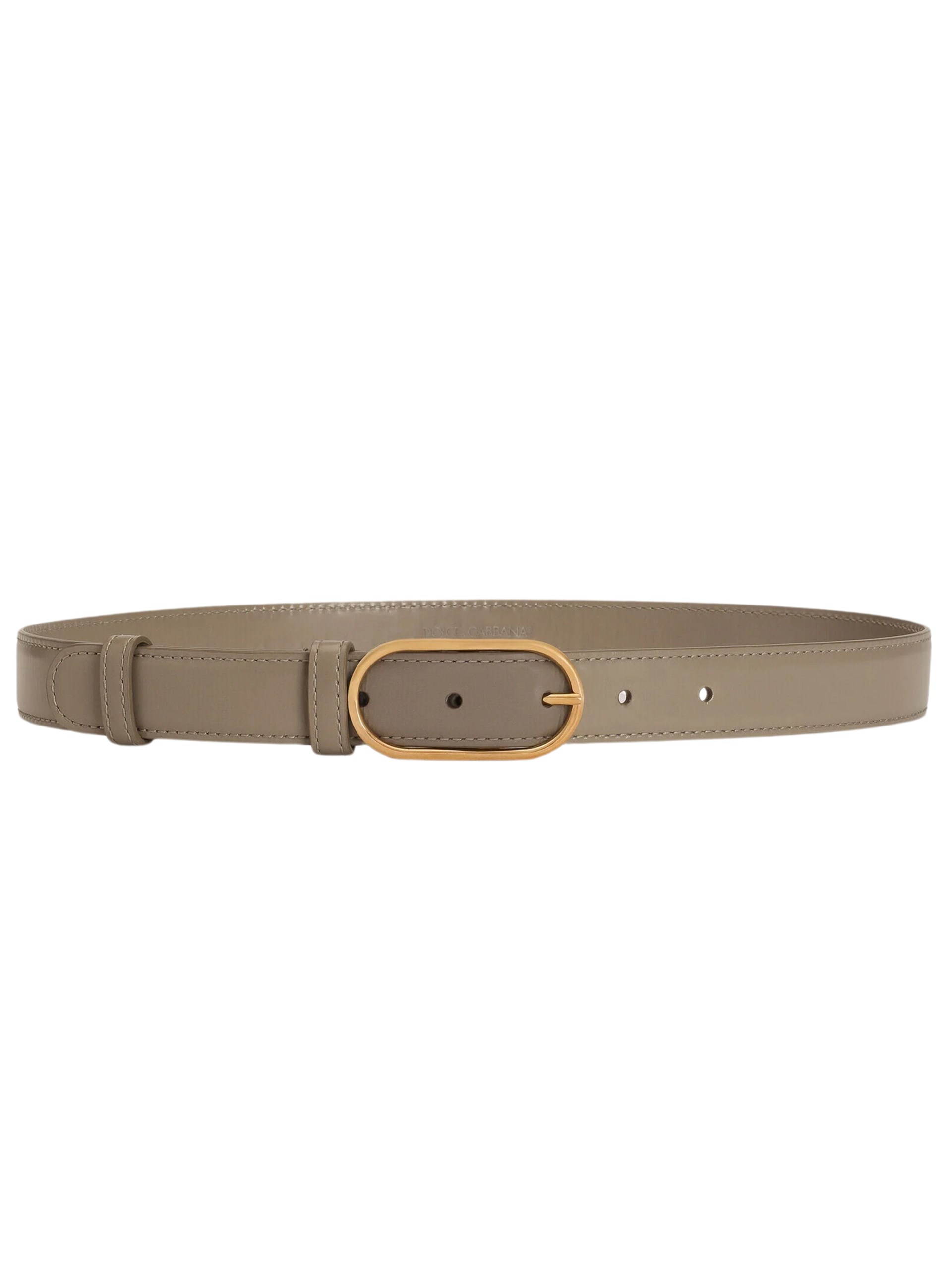 Dolce&Gabbana beige belt with gold hardware