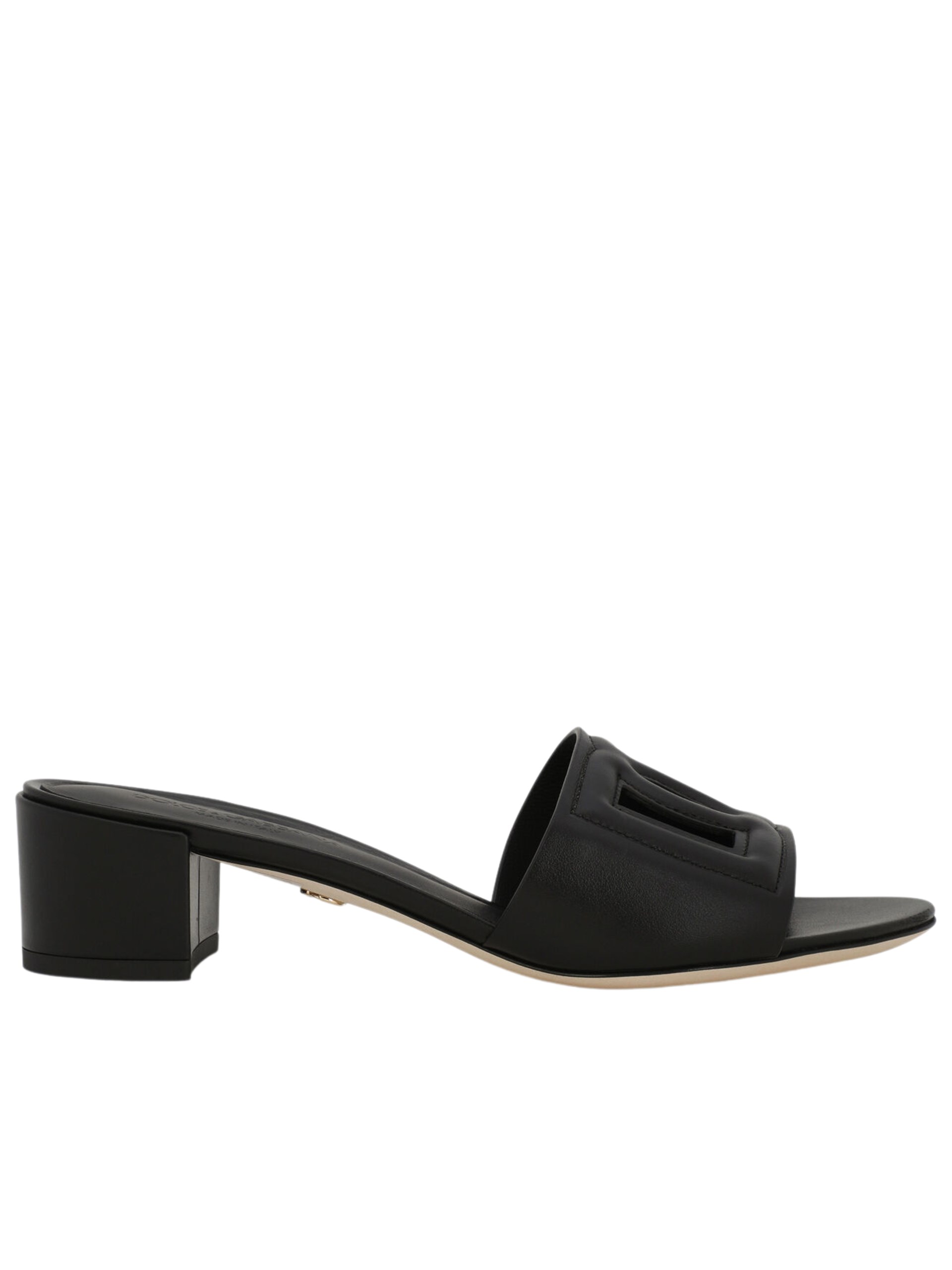 Dolce&Gabbana black heeled mules