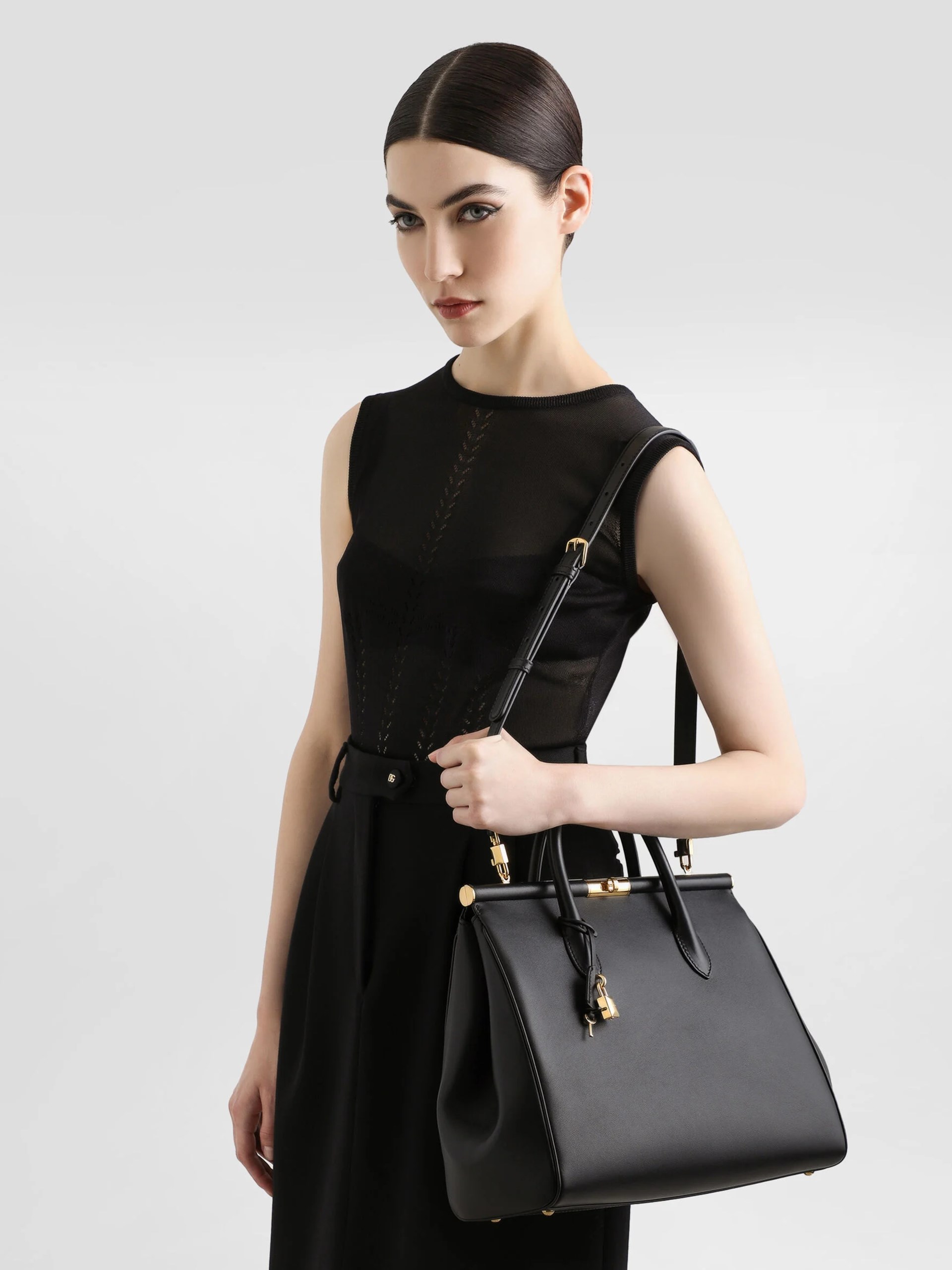 Dolce&Gabbana Marlene black leather bag