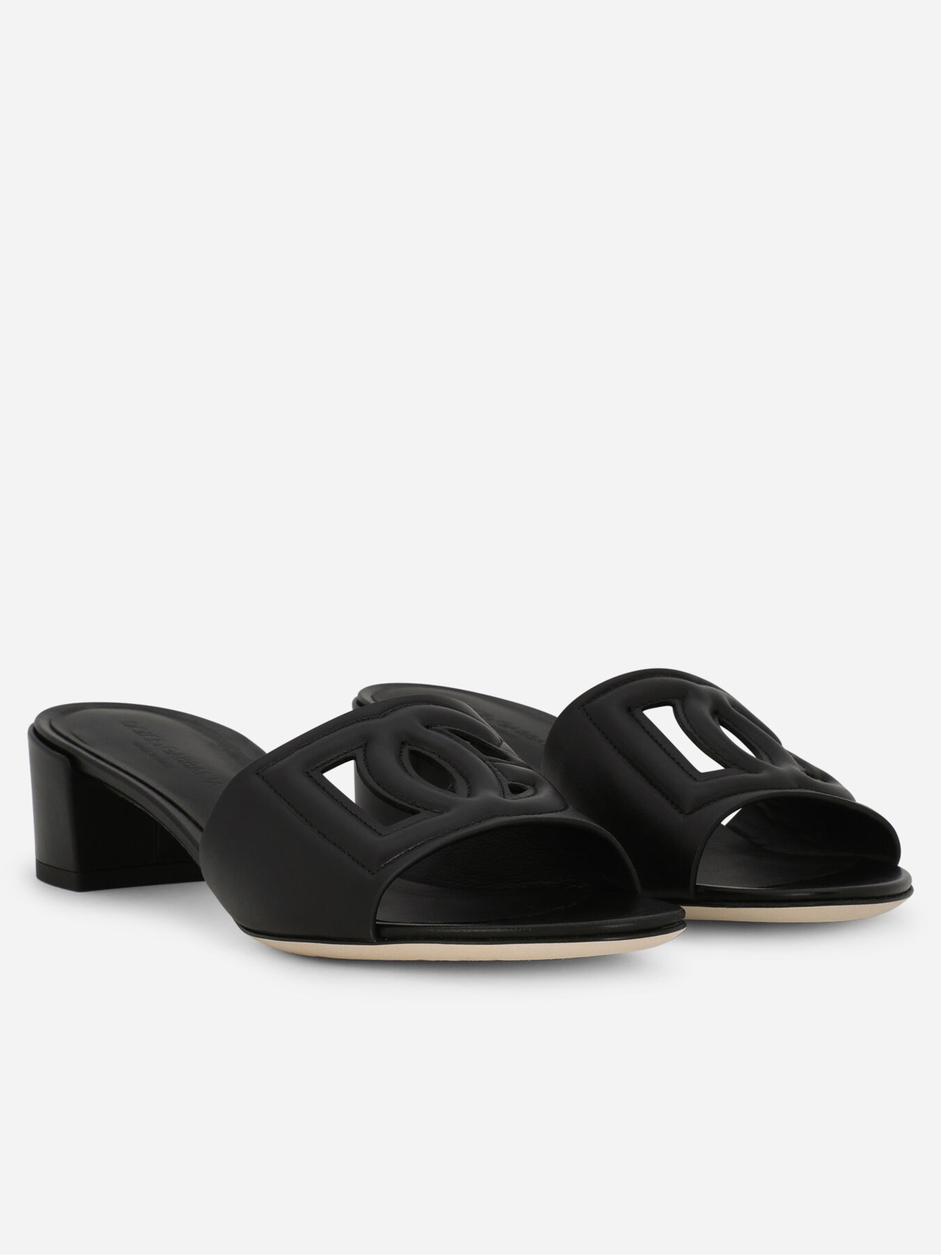 Dolce&Gabbana black heeled mules