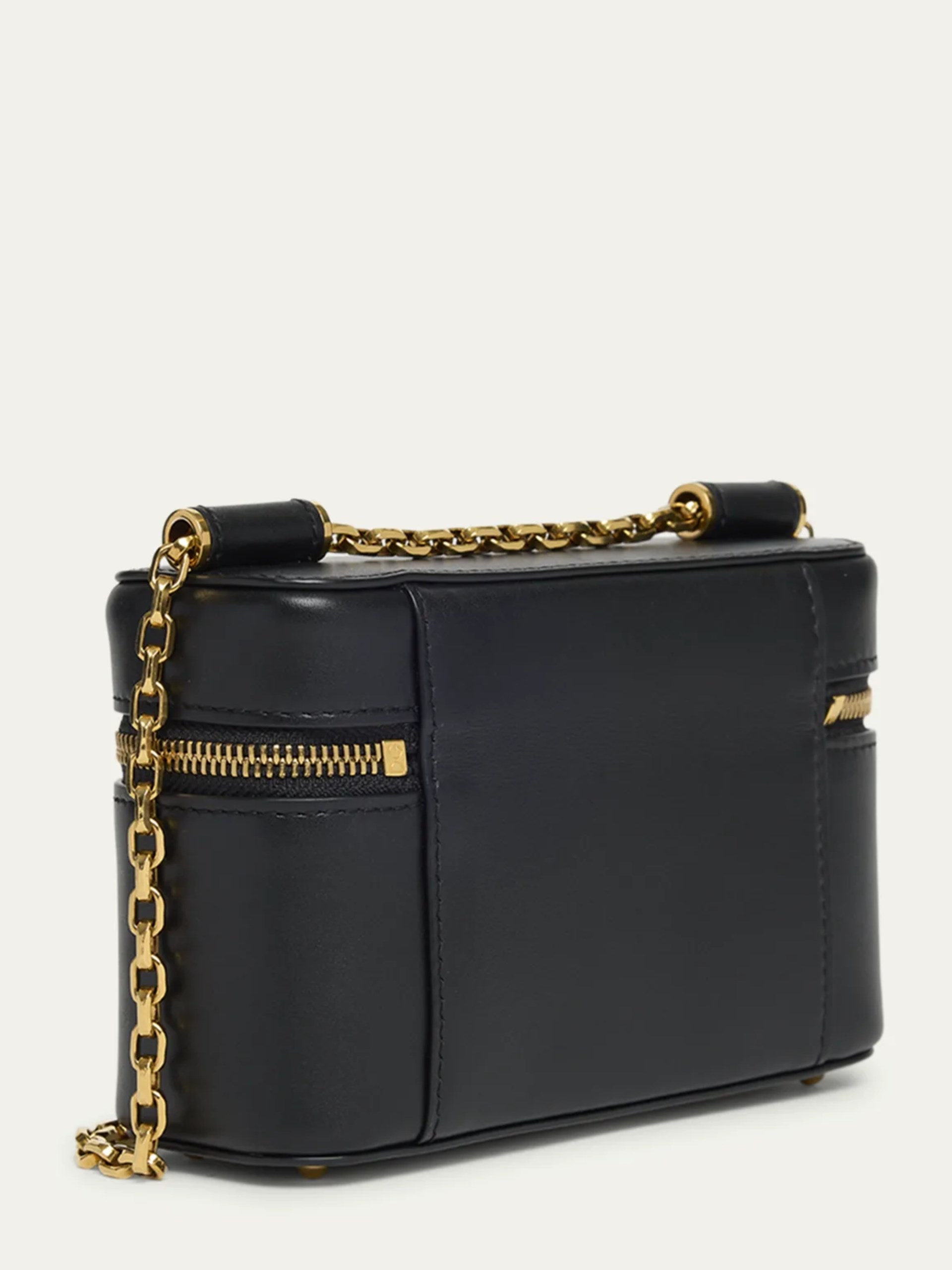 Dolce&Gabbana Sicily Vanity black bag with gold hardware