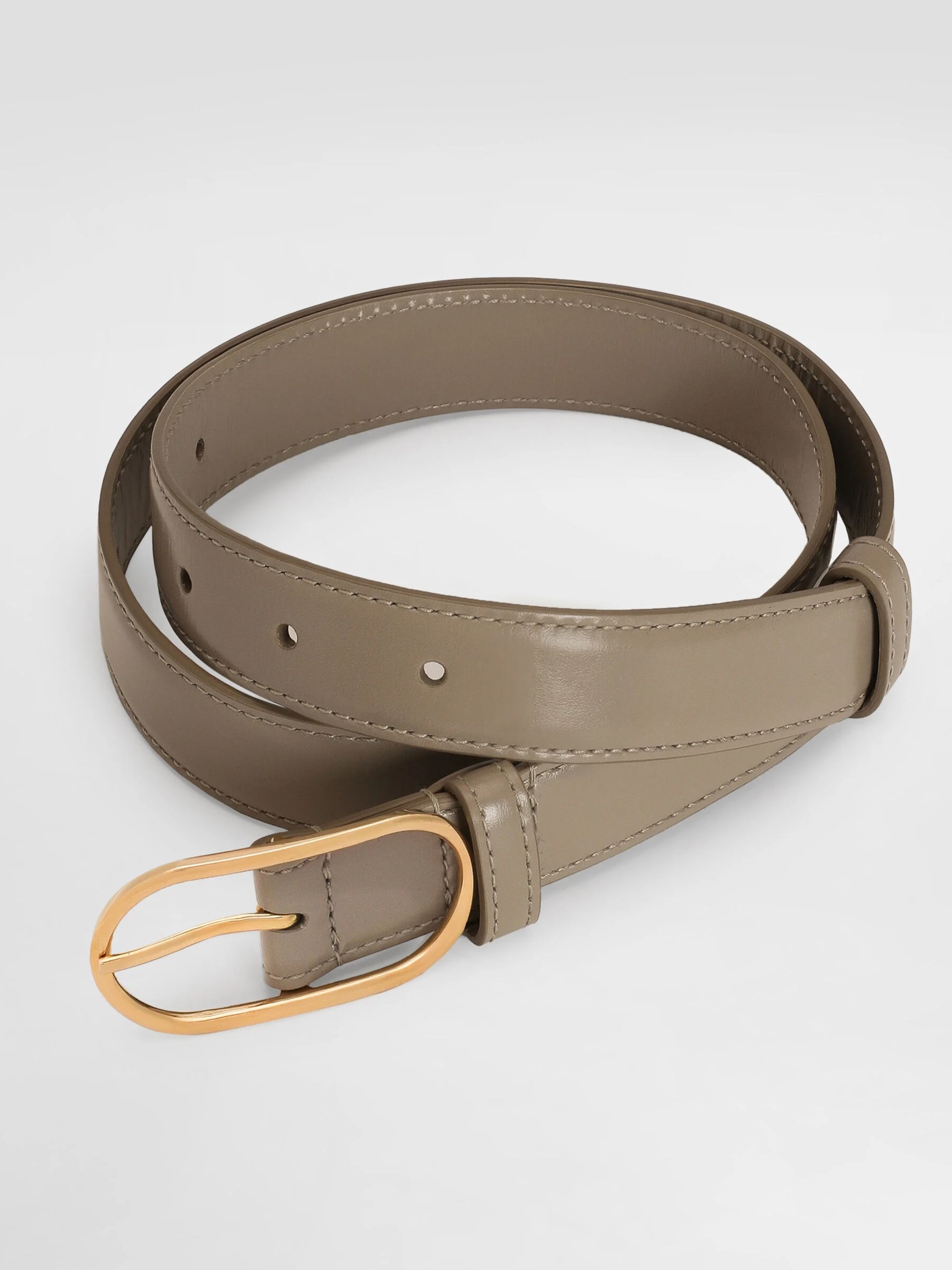 Dolce&Gabbana beige belt with gold hardware
