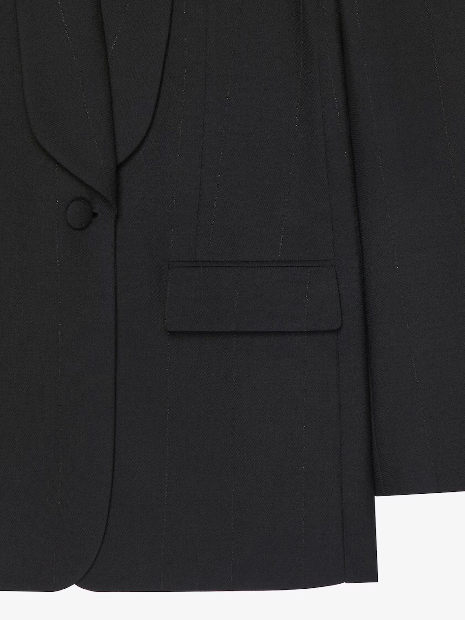 Givenchy jacket in wool with lurex stripes