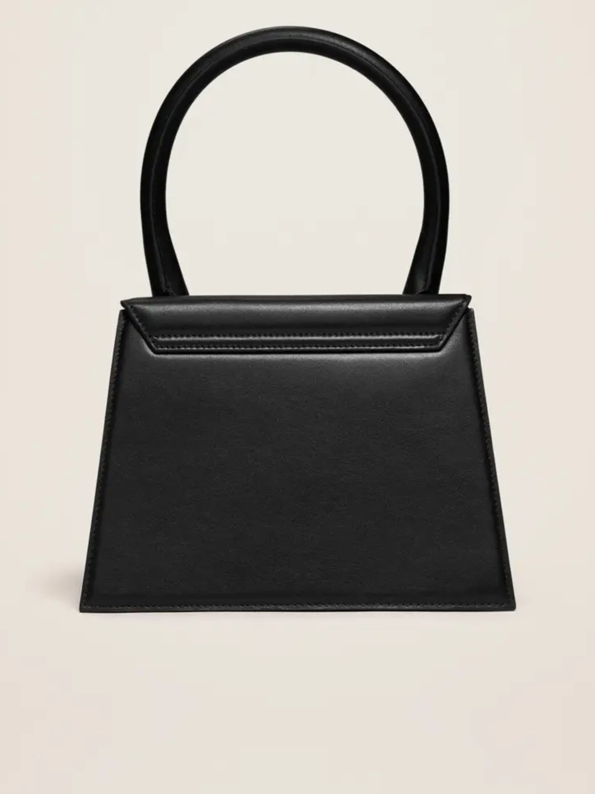 Чорна сумка Jacquemus Le grand Chiquito Large зі шкіри