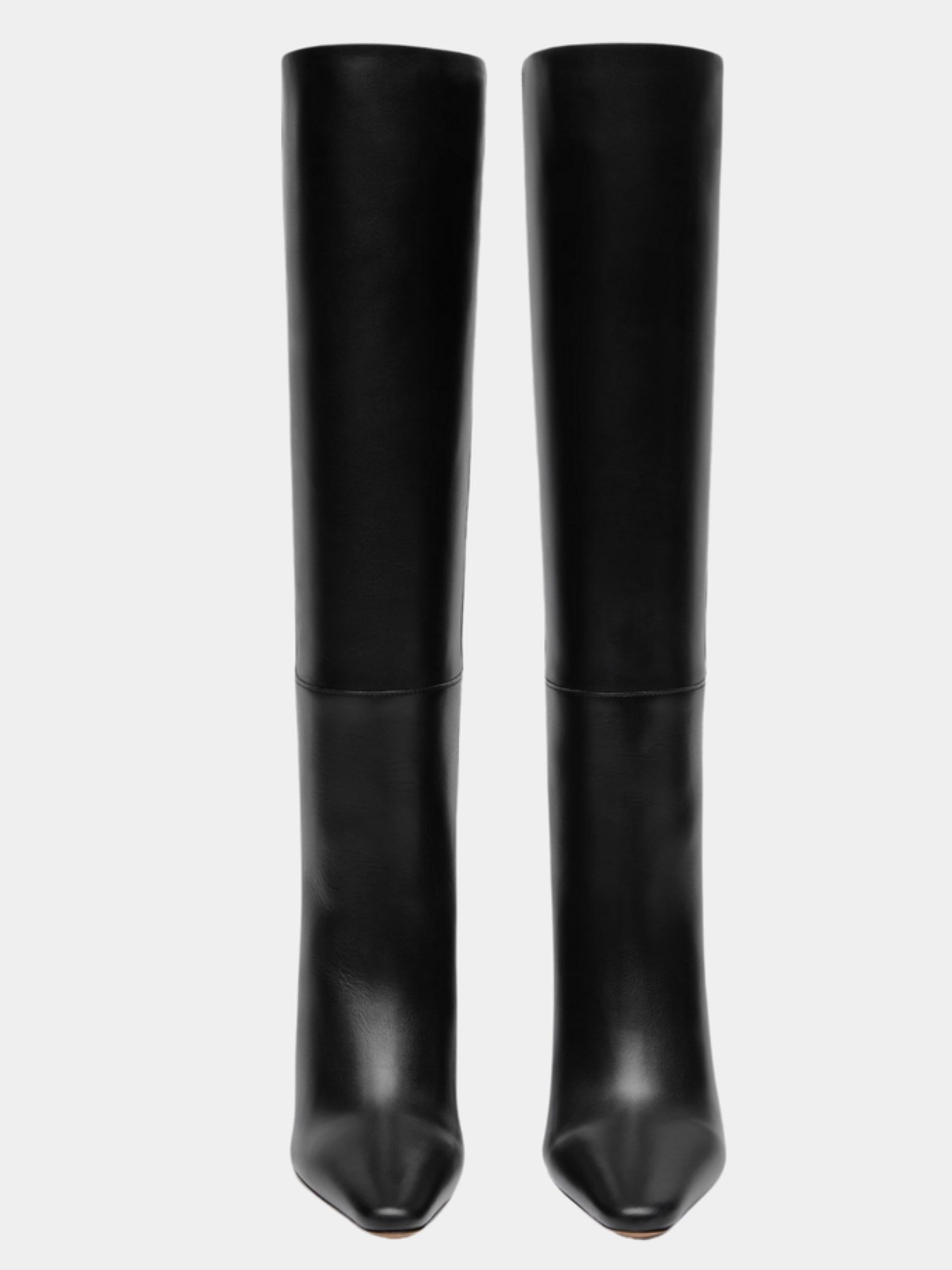 Jacquemus black boots with curved heels