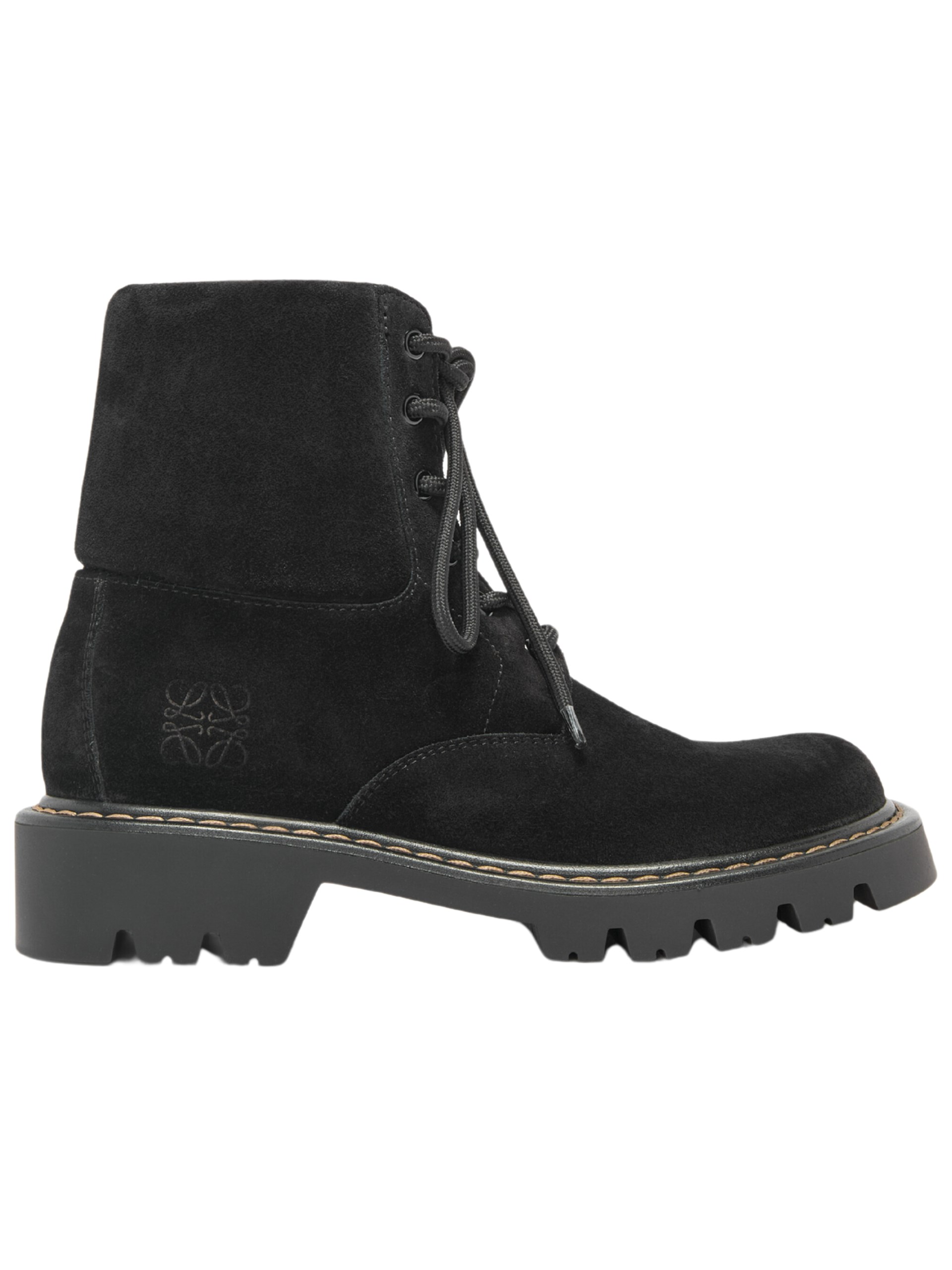 Loewe Sierra Black Suede Boots For Men