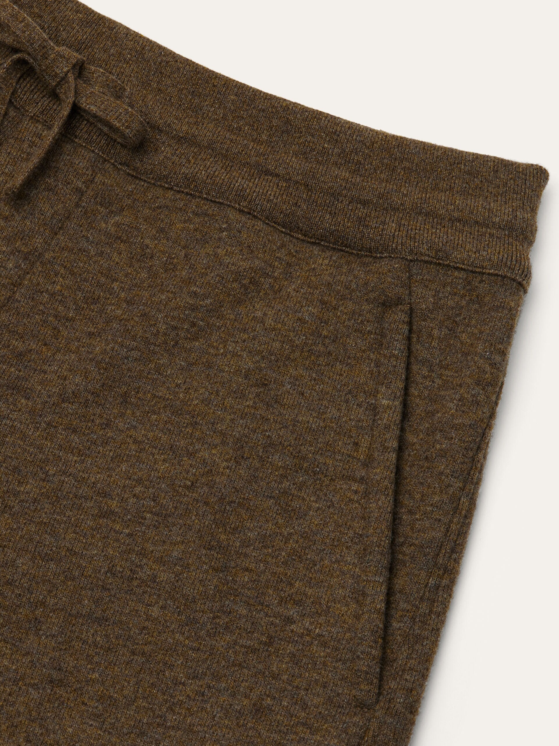 Men's brown-green Loro Piana cashmere pants