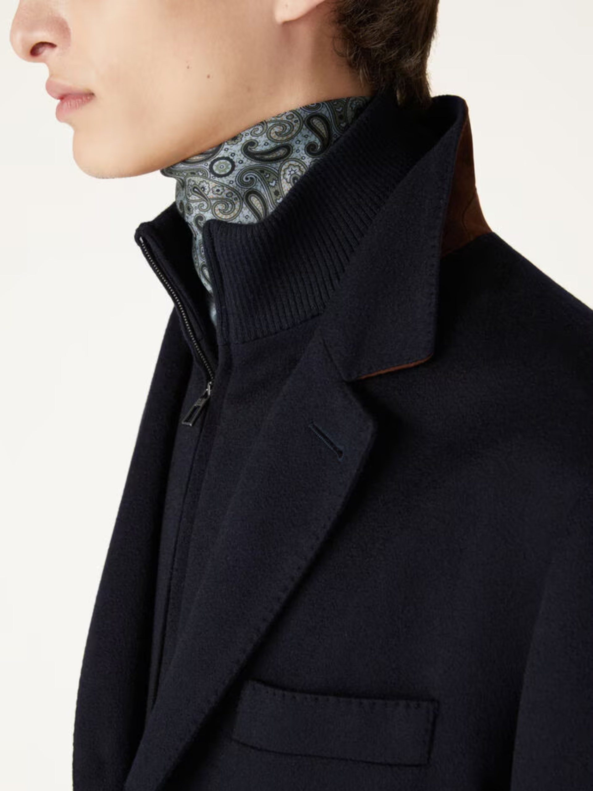 Loro Piana Martingala Men's Navy Storm System® Coat