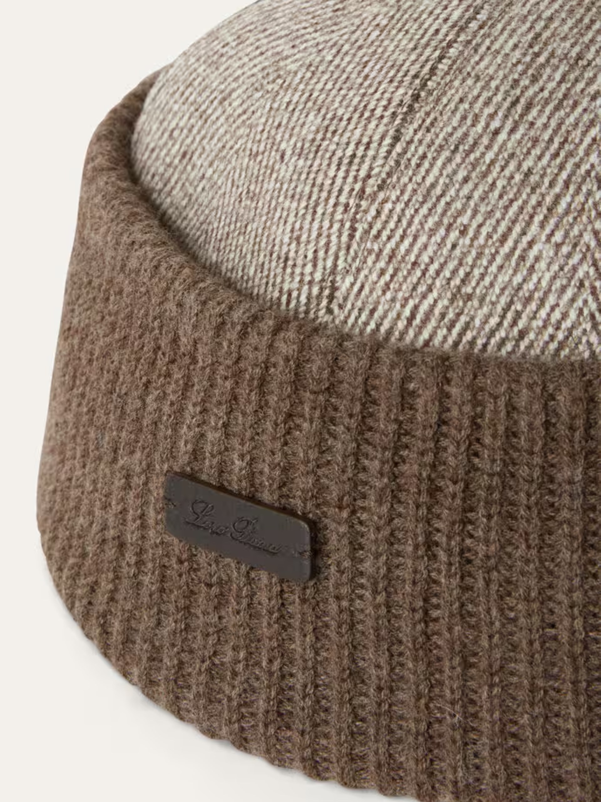 Loro Piana men's gray-brown hat