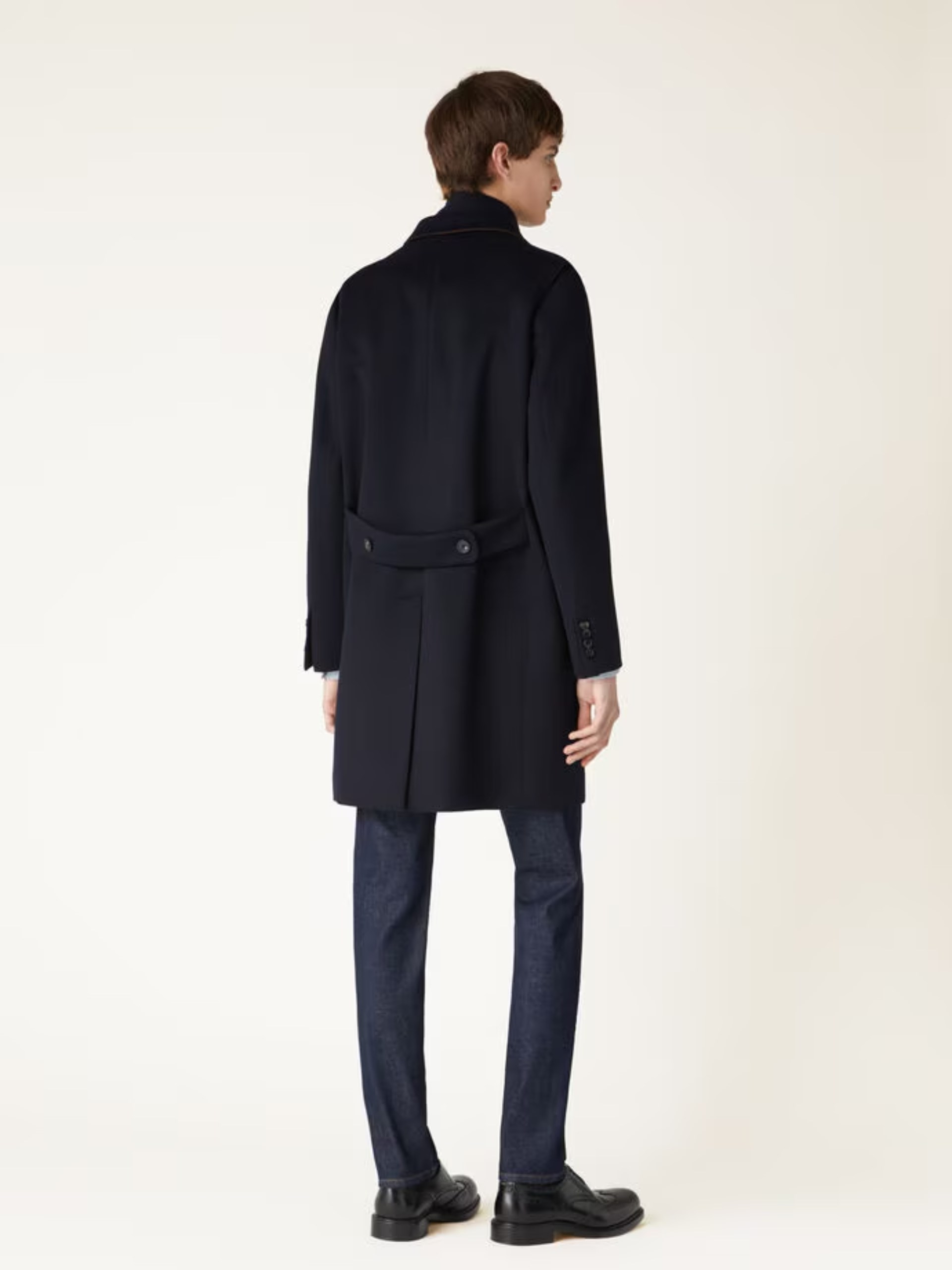 Loro Piana Martingala Men's Navy Storm System® Coat